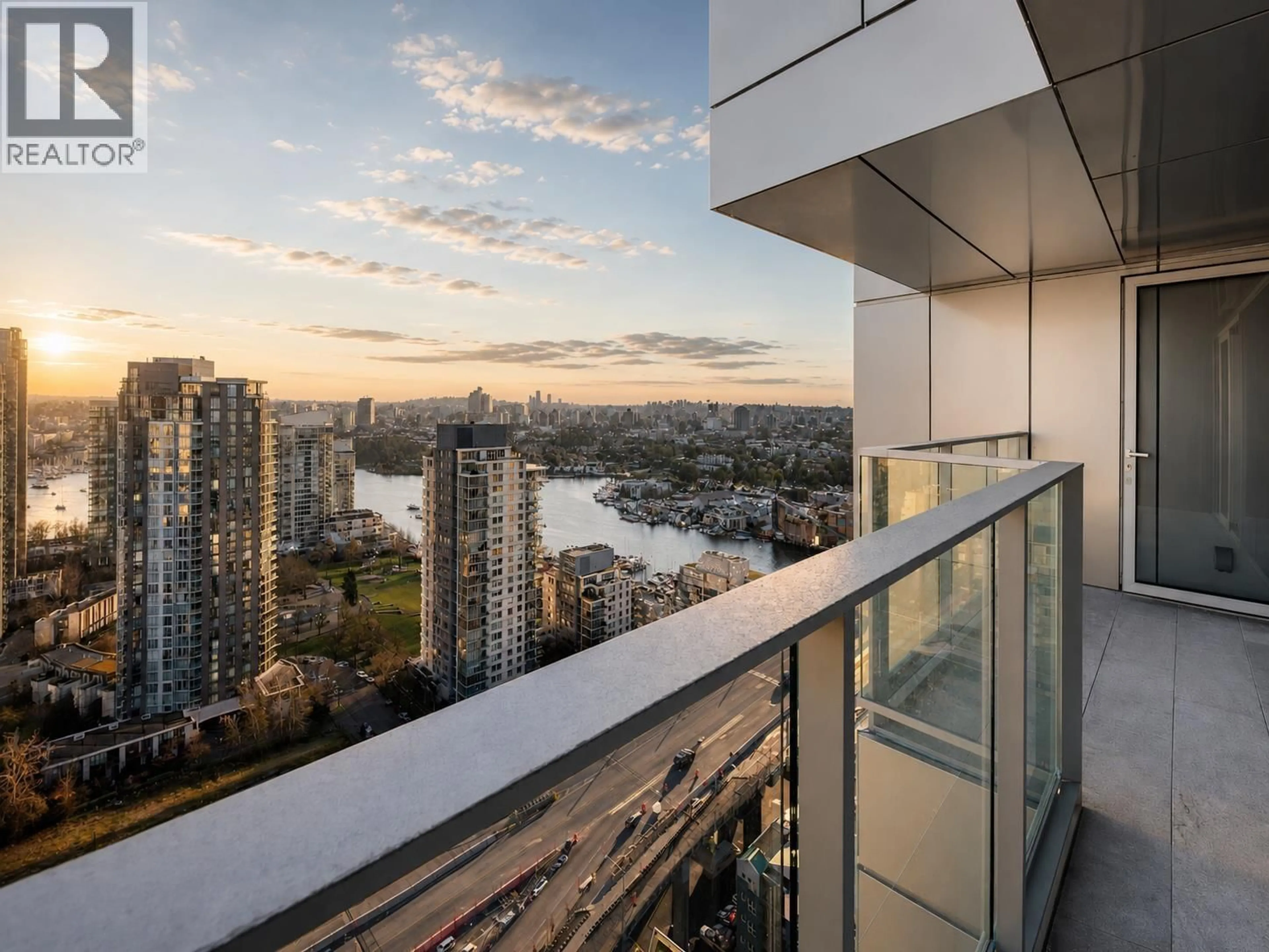Balcony in the apartment, city buildings view from balcony for 3209 - 1480 HOWE STREET, Vancouver British Columbia V6Z0G5