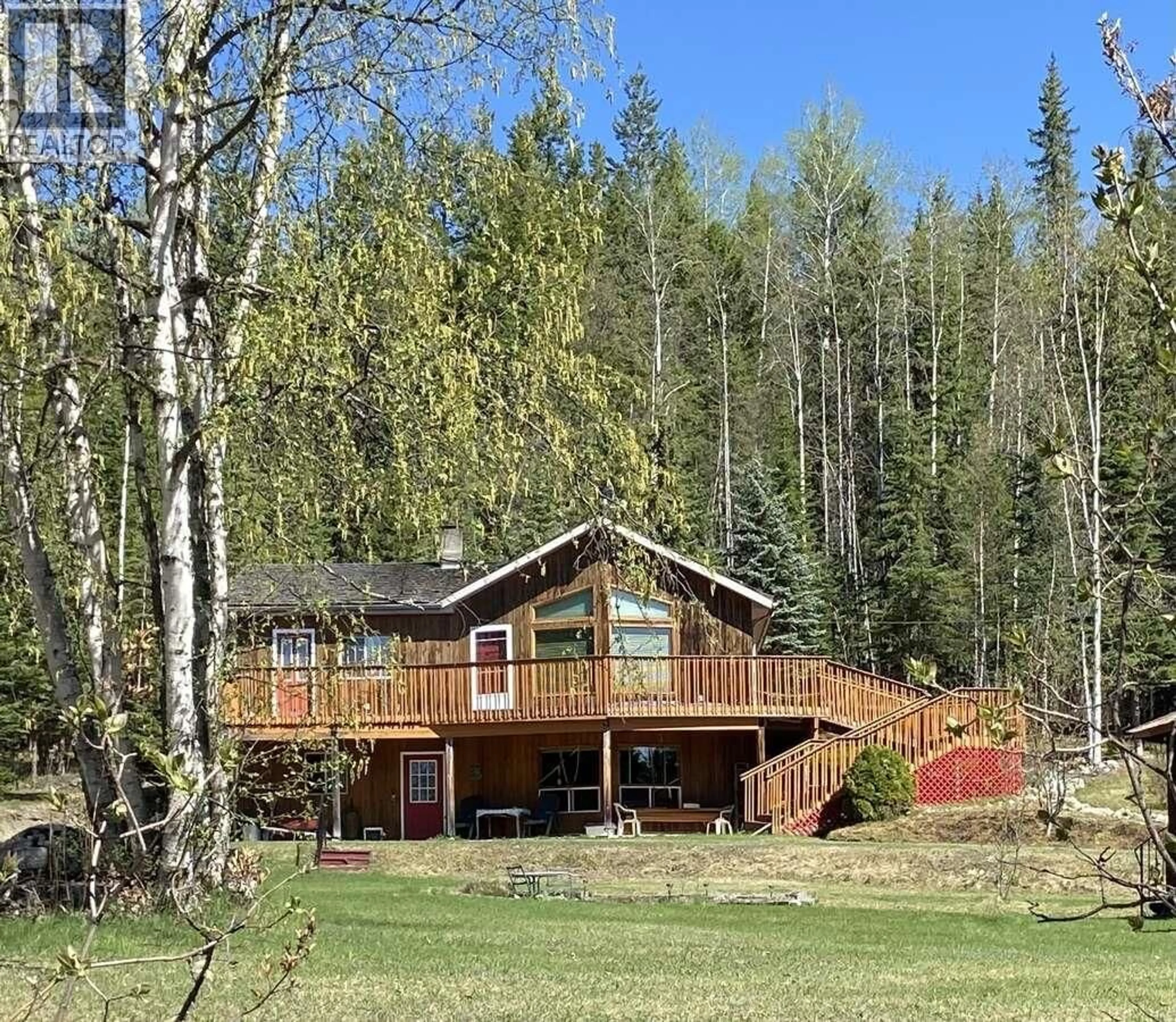 A pic from outside/outdoor area/front of a property/back of a property/a pic from drone, water/lake/river/ocean view for 15430 BUCKHORN LAKE ROAD, Prince George British Columbia V2N6A6