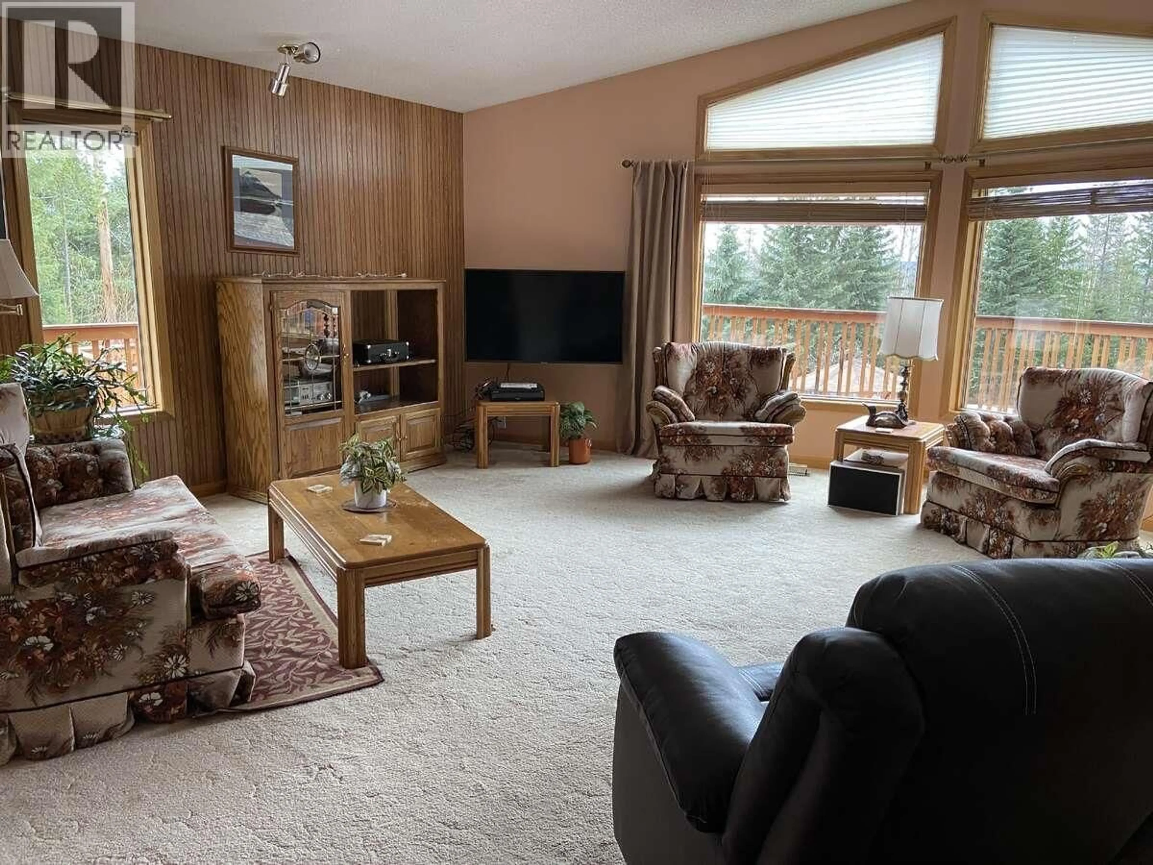 Living room with furniture, wood/laminate floor for 15430 BUCKHORN LAKE ROAD, Prince George British Columbia V2N6A6