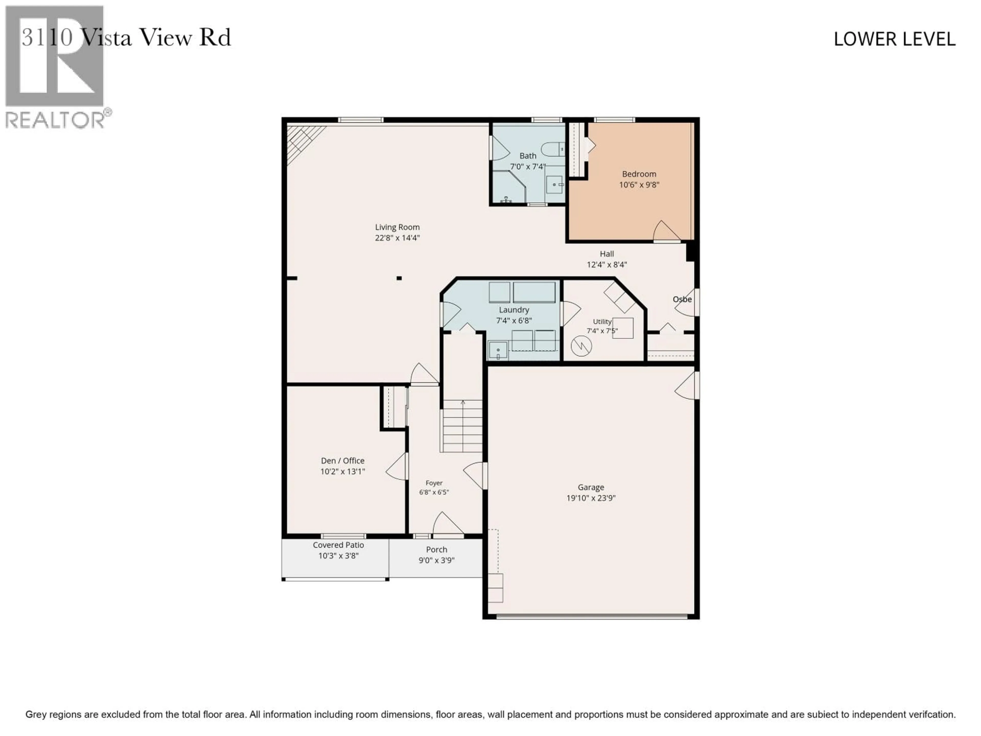 Floor plan for 3110 VISTA VIEW ROAD, Prince George British Columbia V2N6R7