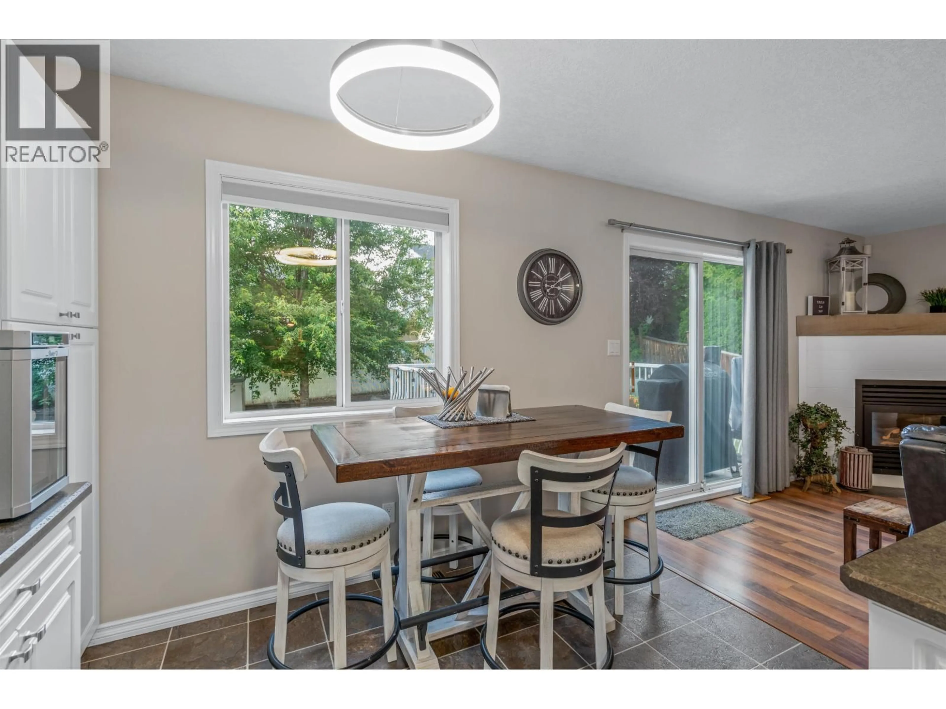 Dining room, wood/laminate floor for 3110 VISTA VIEW ROAD, Prince George British Columbia V2N6R7
