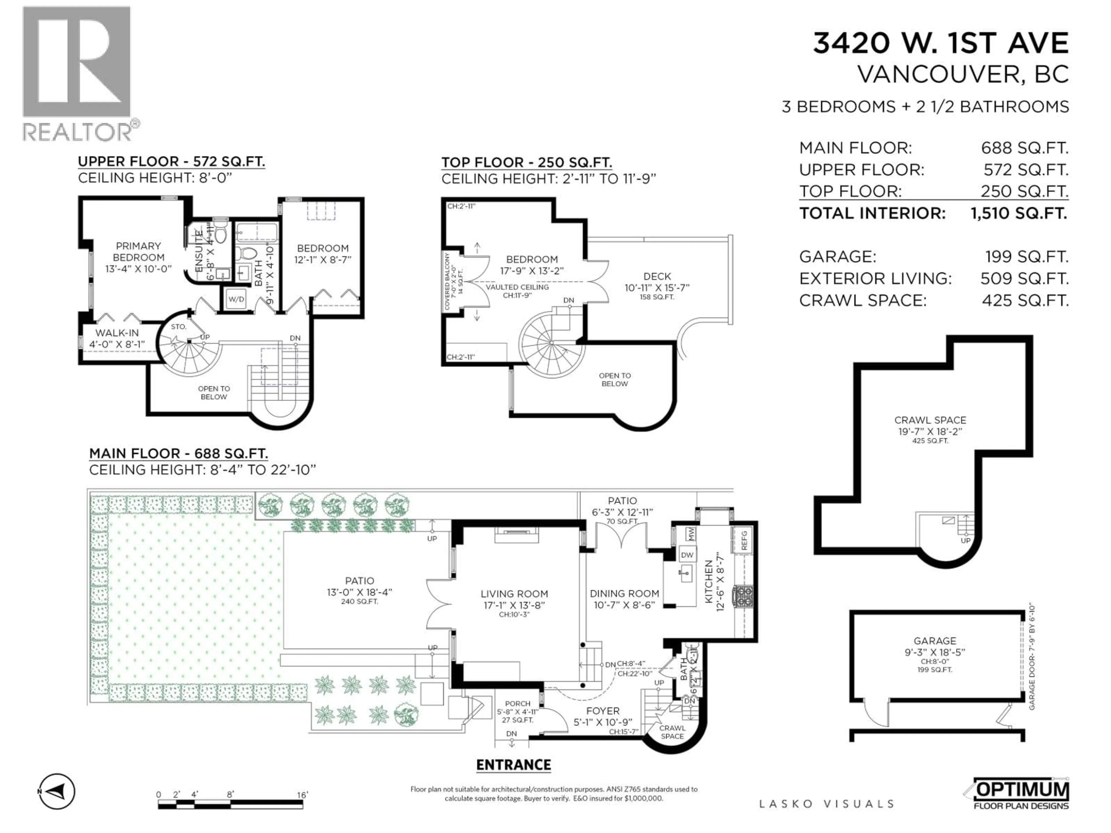 Floor plan for 3420 1ST AVENUE, Vancouver British Columbia V6R1G7