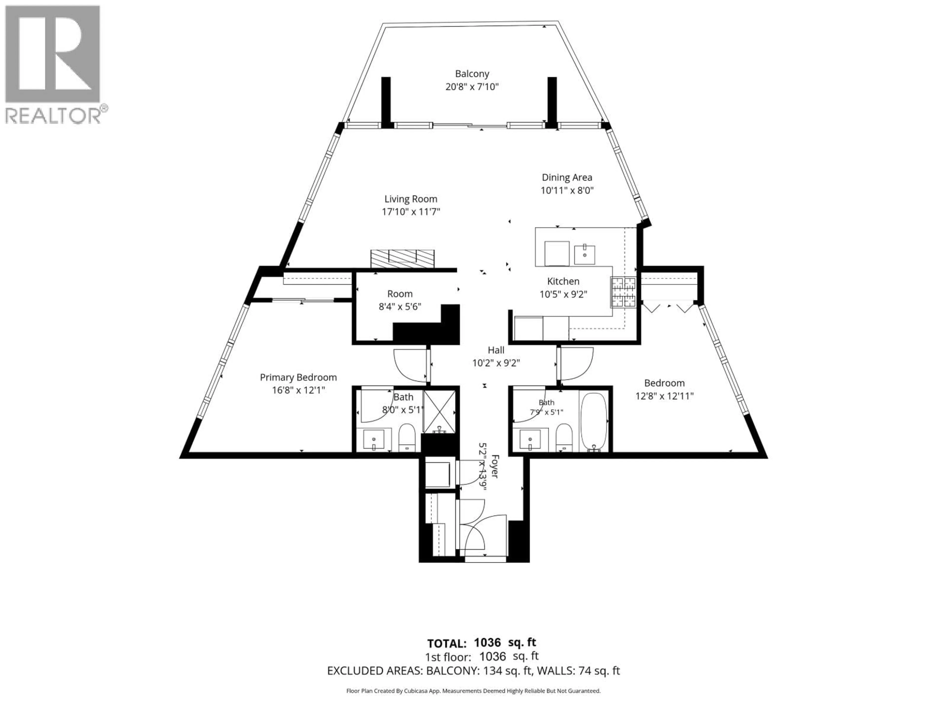 Floor plan for 302 - 4808 HAZEL STREET, Burnaby British Columbia V5H0A2
