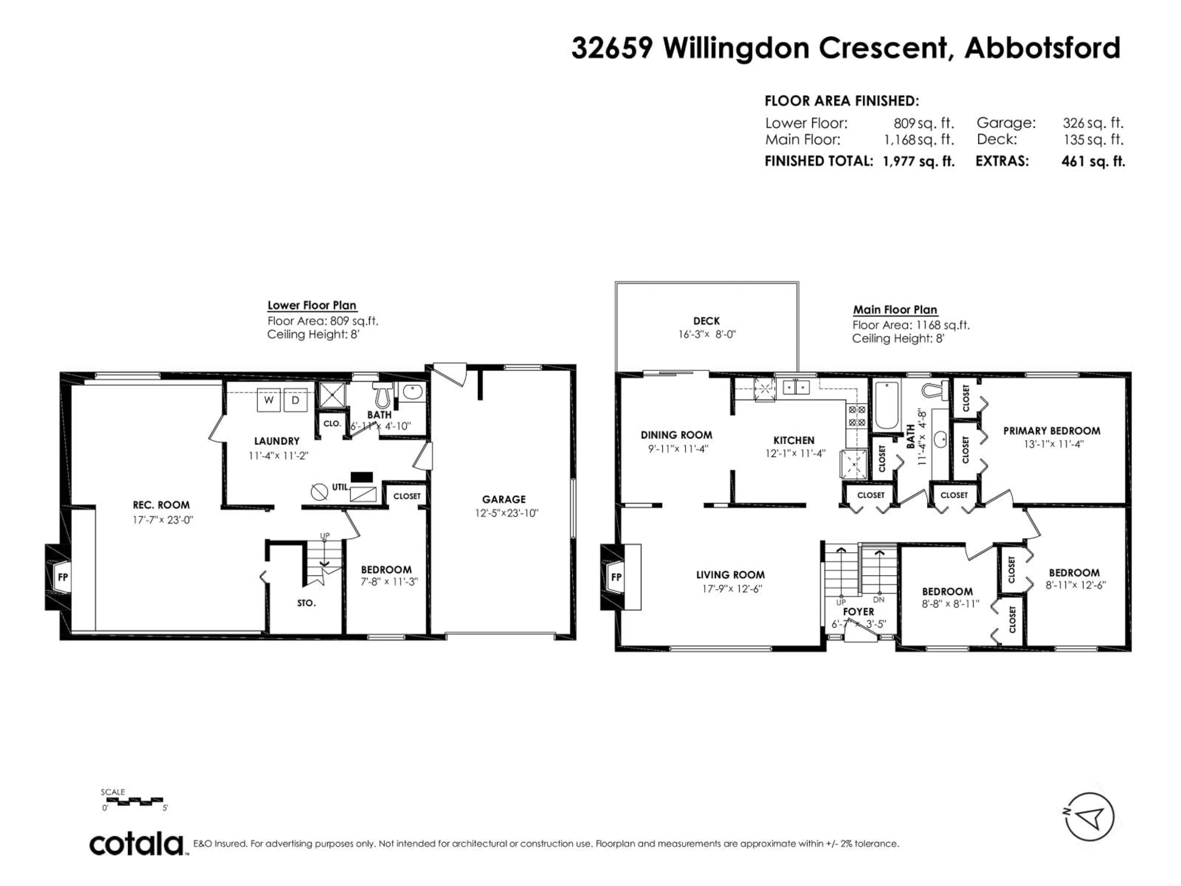 Floor plan for 32659 WILLINGDON CRESCENT, Abbotsford British Columbia V2T1S1