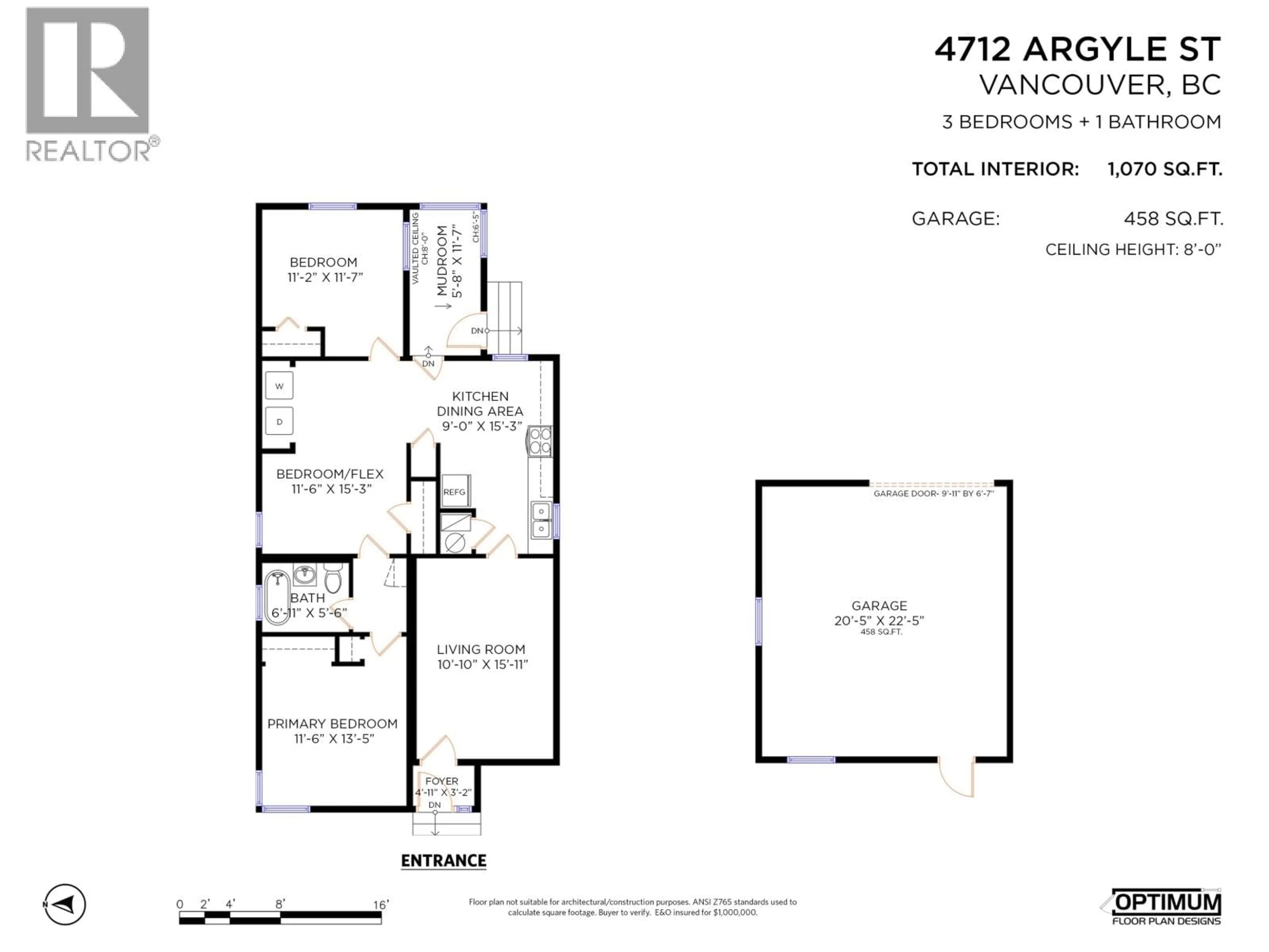 Floor plan for 4712 ARGYLE STREET, Vancouver British Columbia V5N3X8