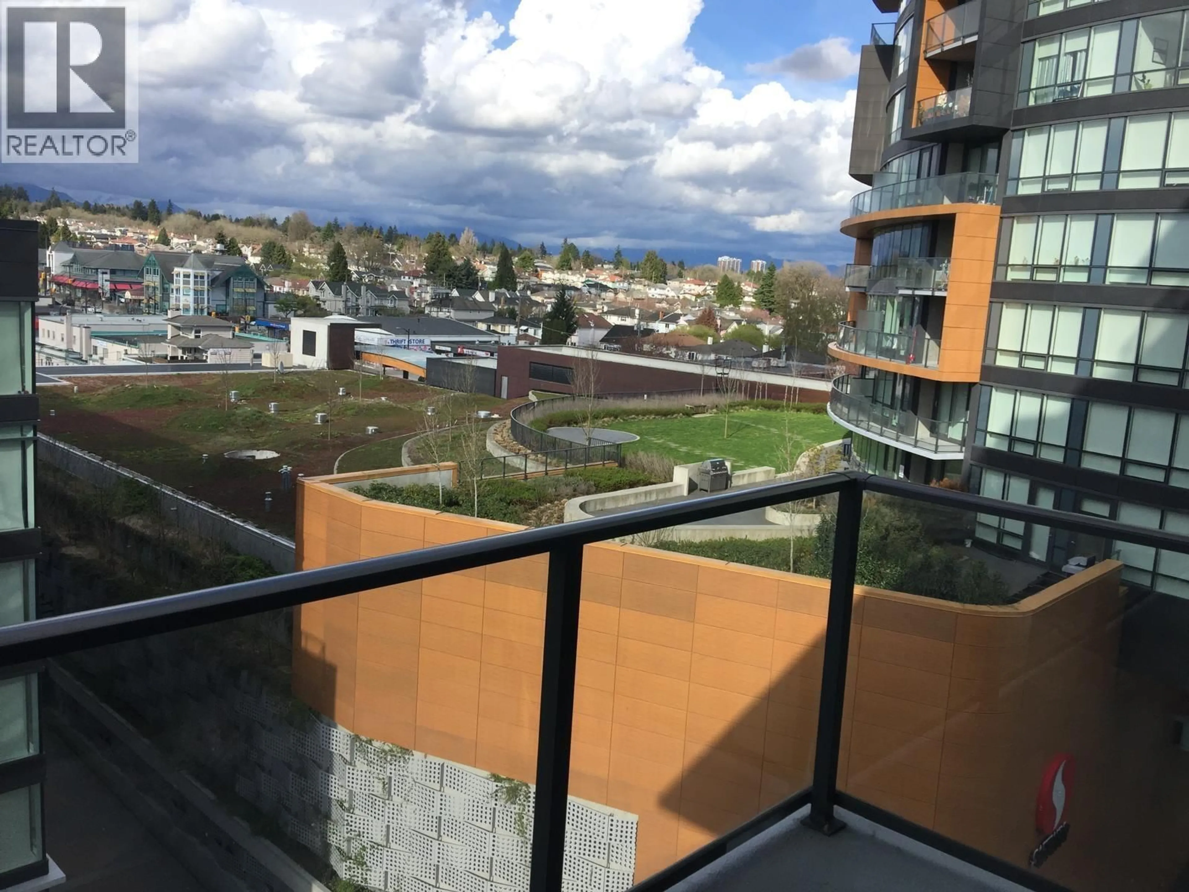 Balcony in the apartment, city buildings view from balcony for 1003 - 8588 CORNISH STREET, Vancouver British Columbia V6P0C1