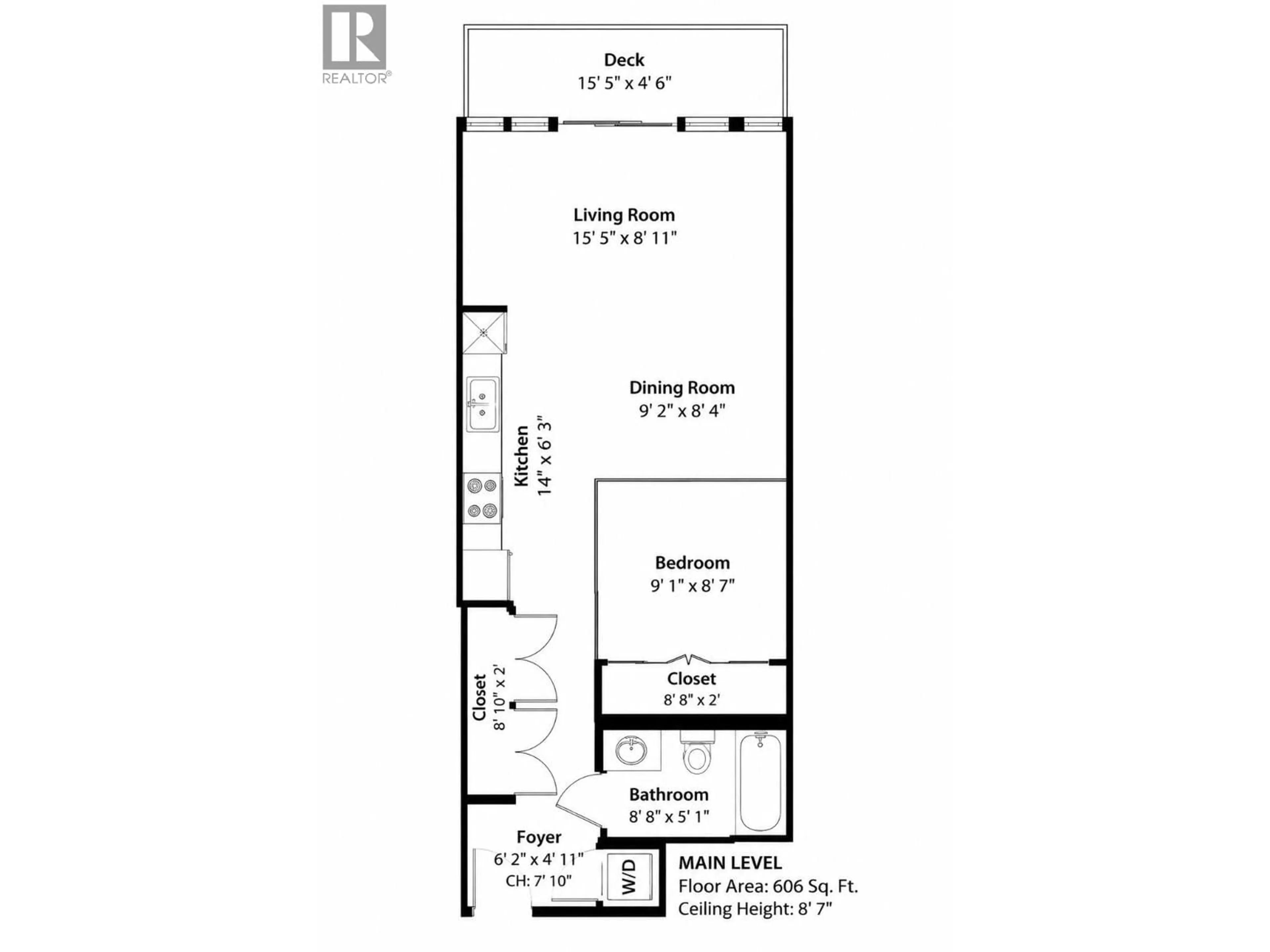 Floor plan for 704 - 221 UNION STREET, Vancouver British Columbia V6A0B4