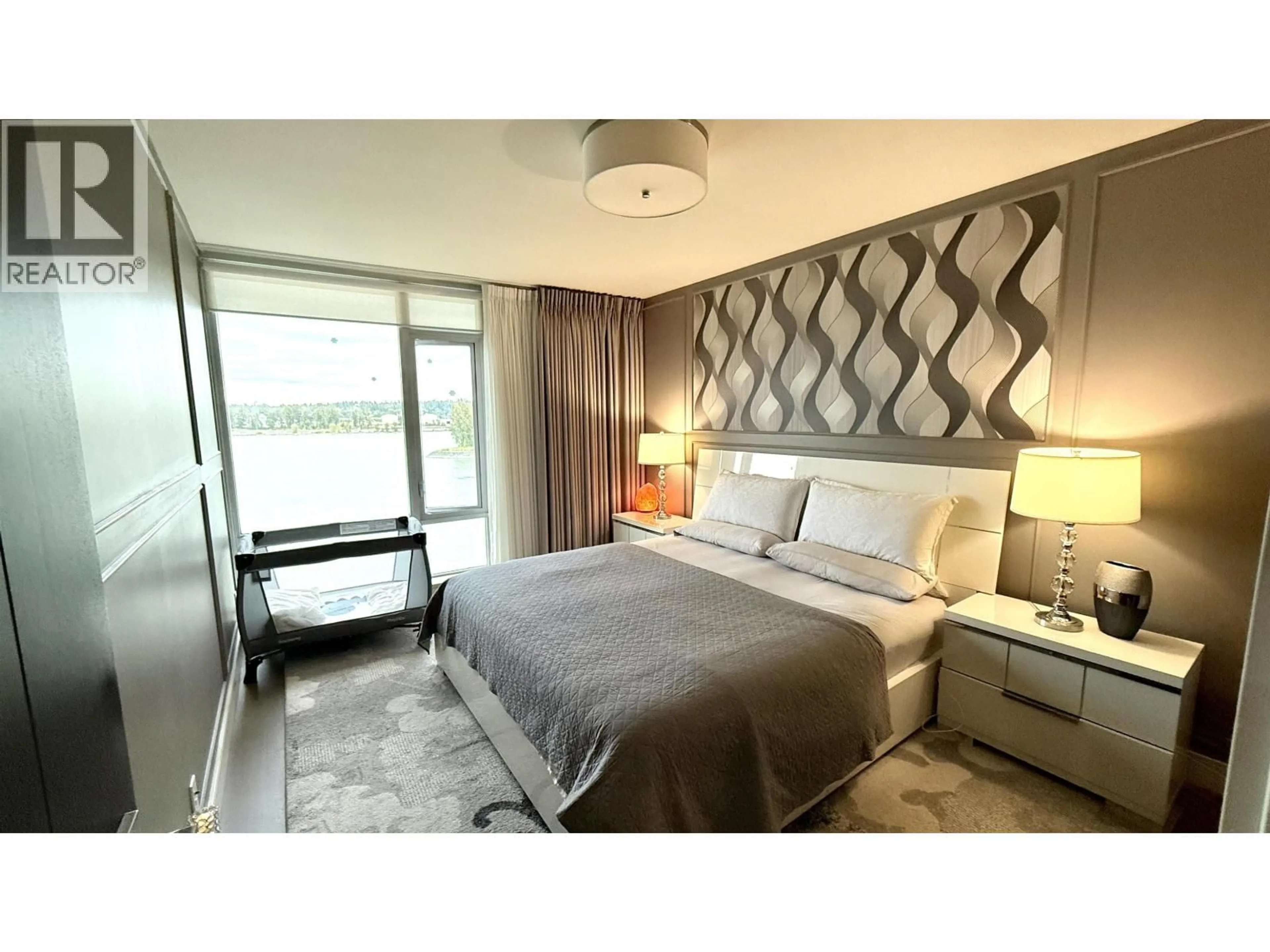 Bedroom with bed, unknown for 606 - 210 SALTER STREET, New Westminster British Columbia V3M0J9
