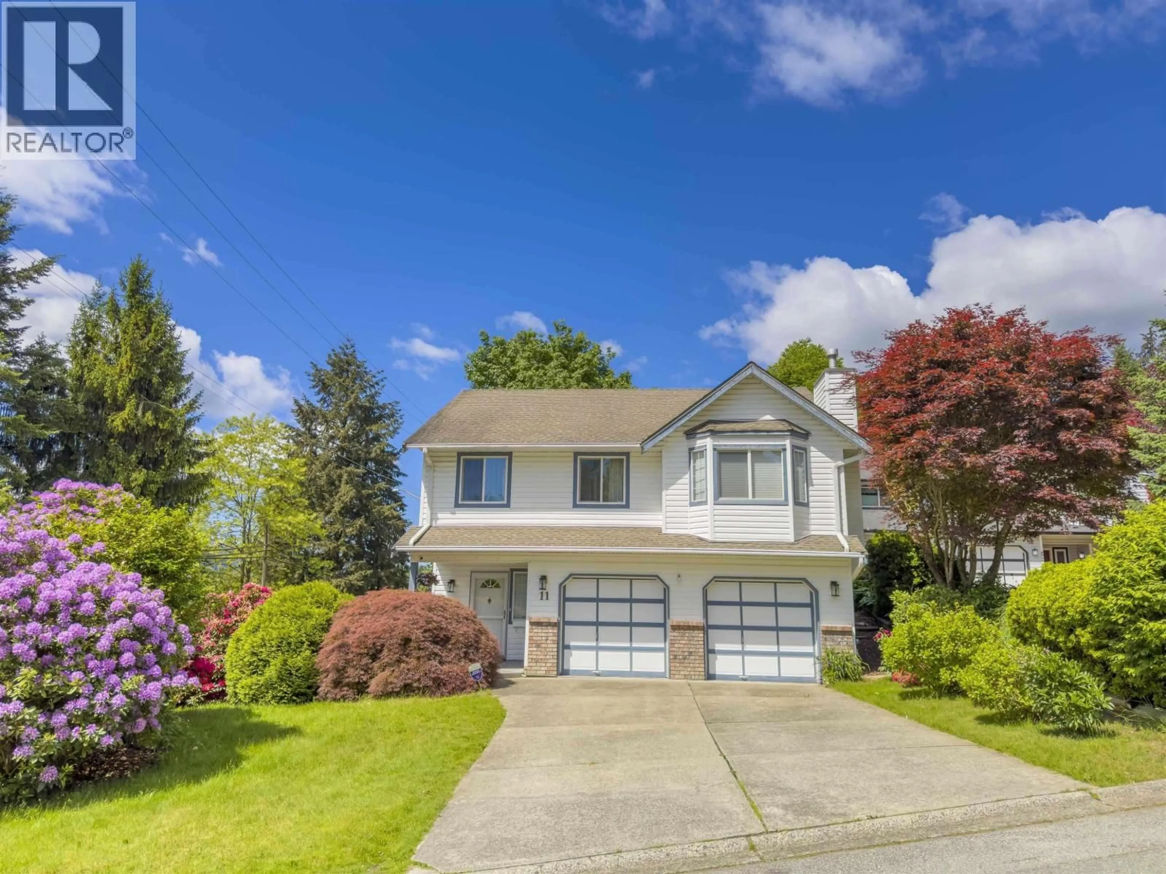 Home with vinyl exterior material, street for 11 HARBOUR PLACE, Port Moody British Columbia V3H4J8