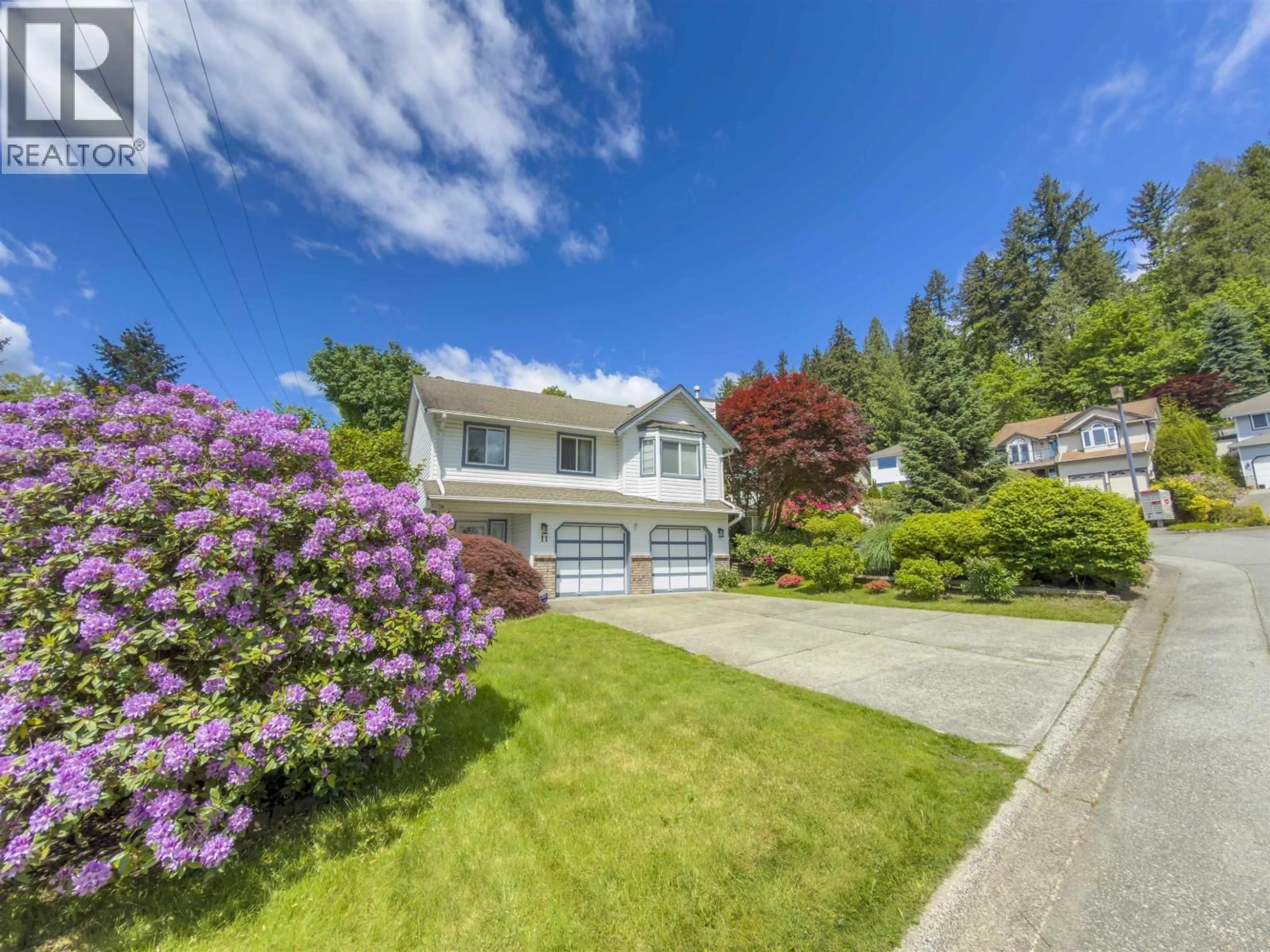 Home with vinyl exterior material, street for 11 HARBOUR PLACE, Port Moody British Columbia V3H4J8