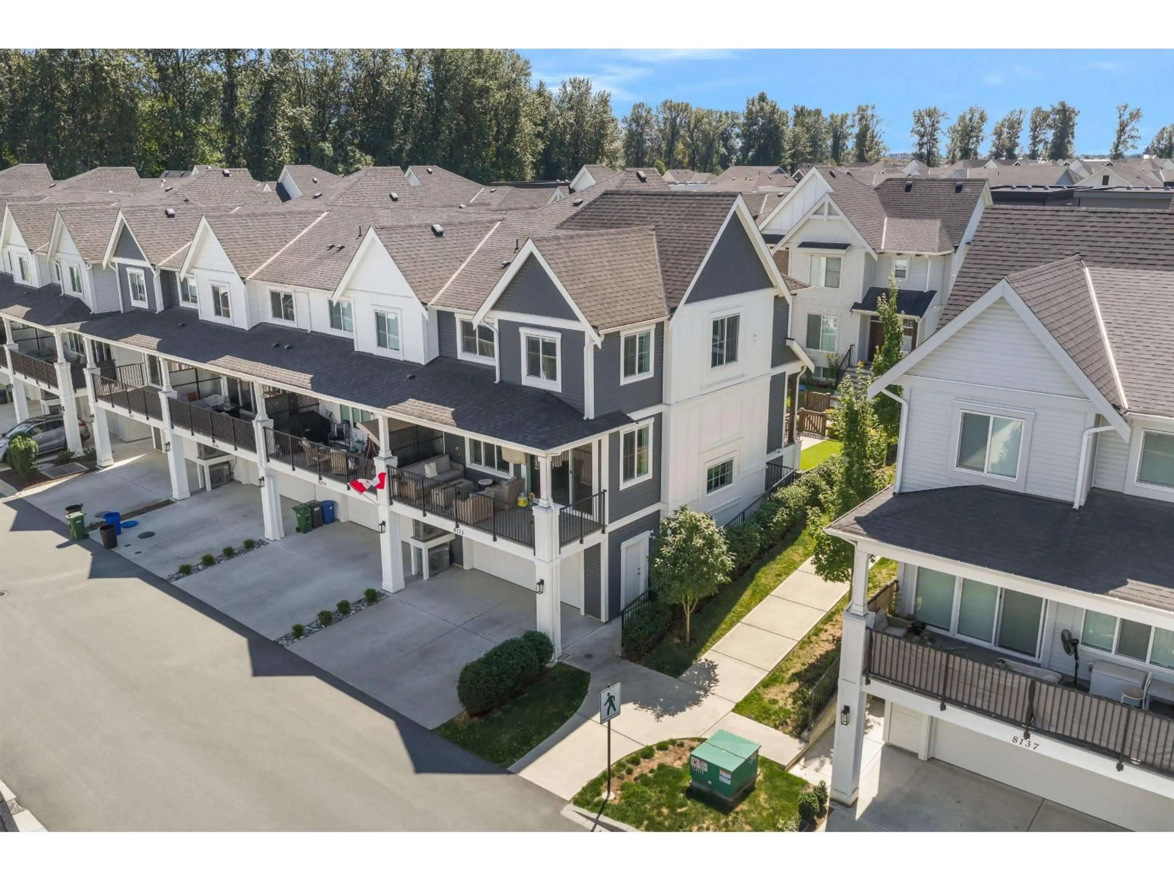 A pic from outside/outdoor area/front of a property/back of a property/a pic from drone, unknown for 8173 FOXFERN ROAD, Chilliwack British Columbia V2R6G6