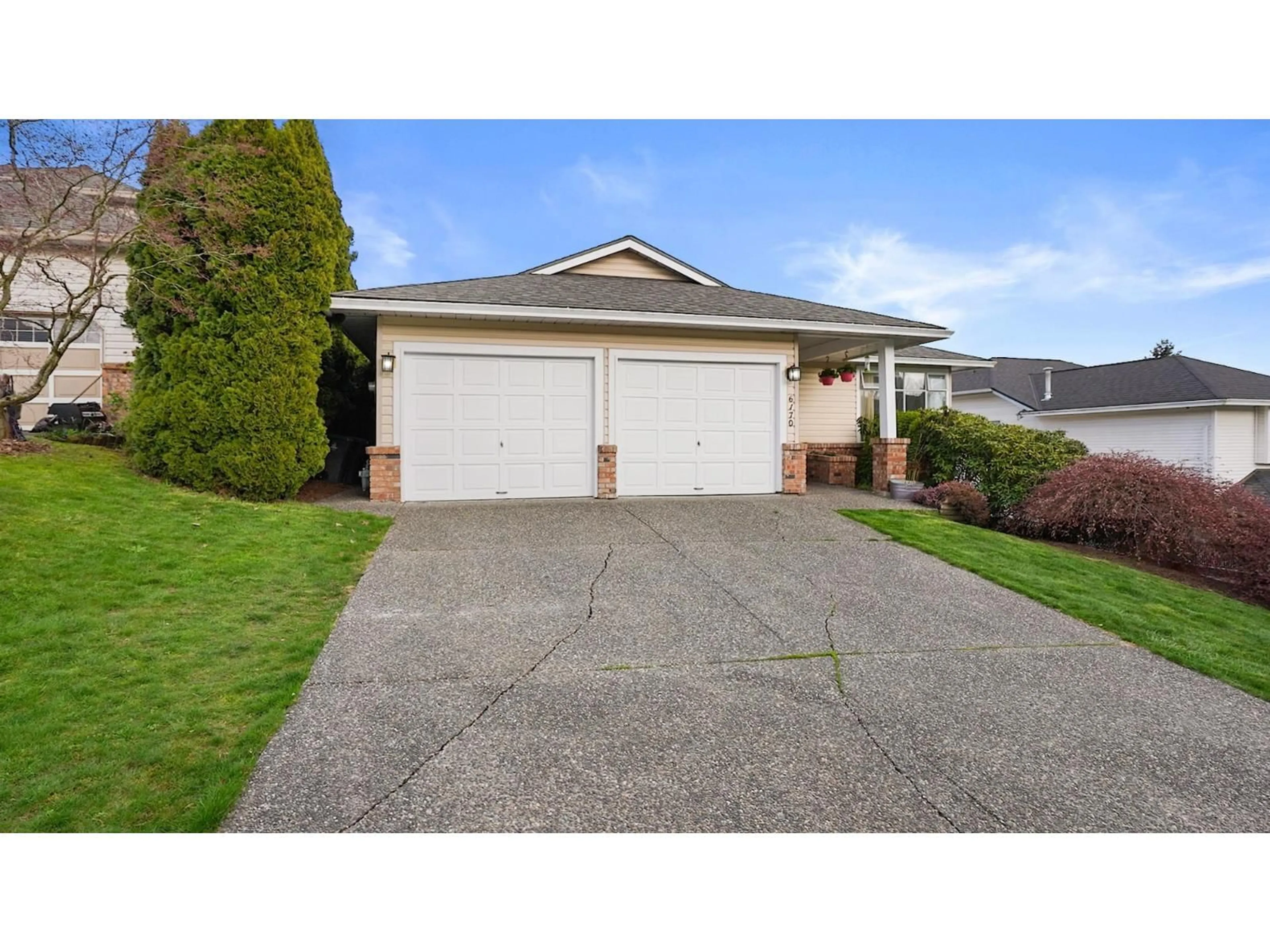 Home with vinyl exterior material, street for 6170 191 STREET, Surrey British Columbia V3S8C8