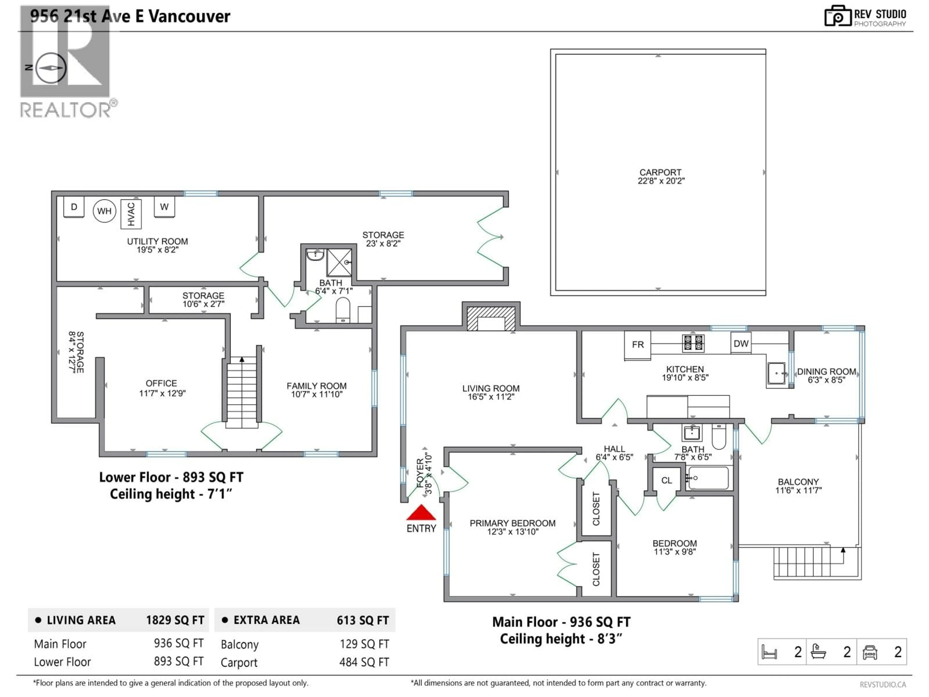 Floor plan for 956 21ST AVENUE, Vancouver British Columbia V5V1S5