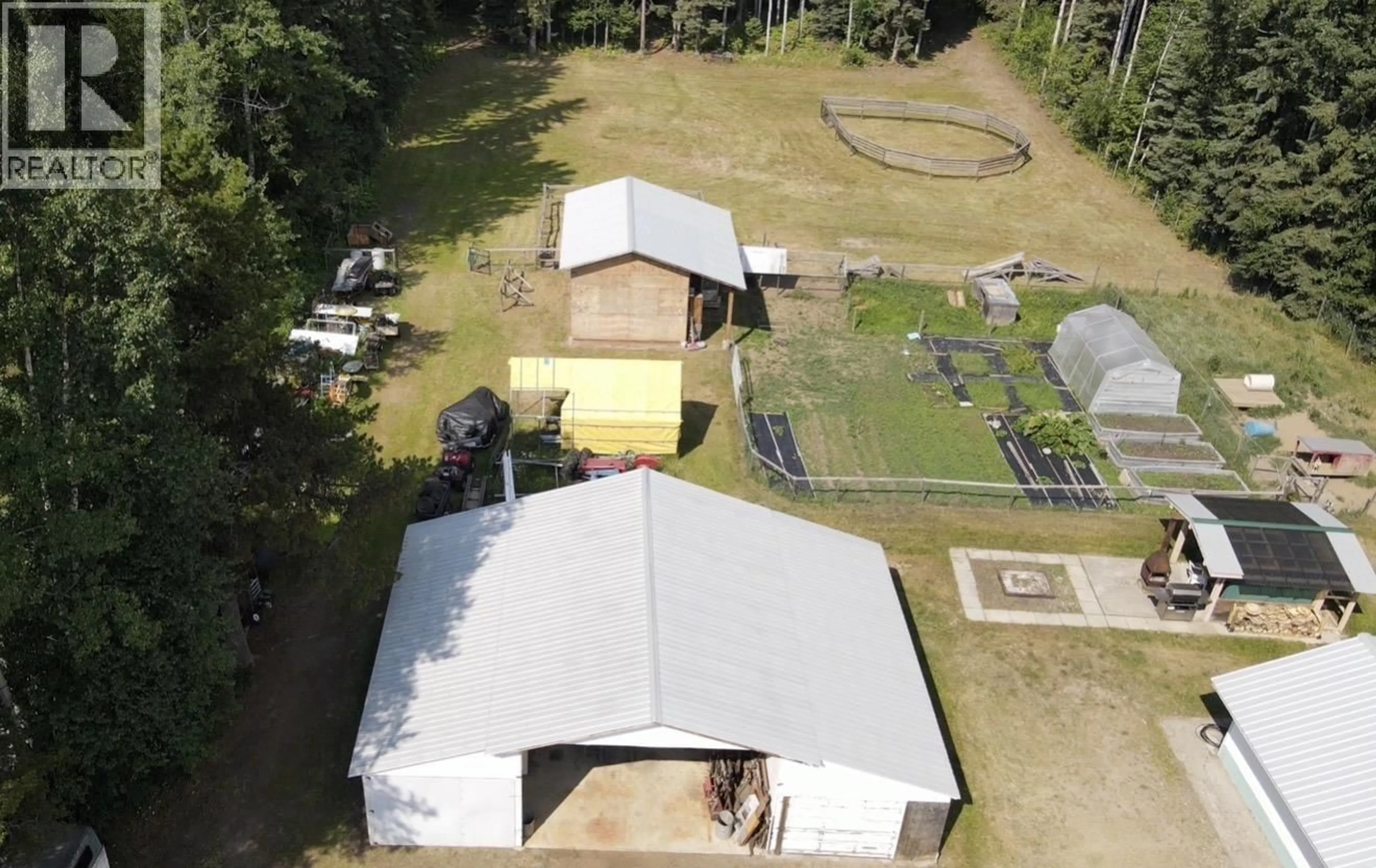 A pic from outside/outdoor area/front of a property/back of a property/a pic from drone, building for 18895 FOREST NURSERY ROAD, Prince George British Columbia V2N5Y7