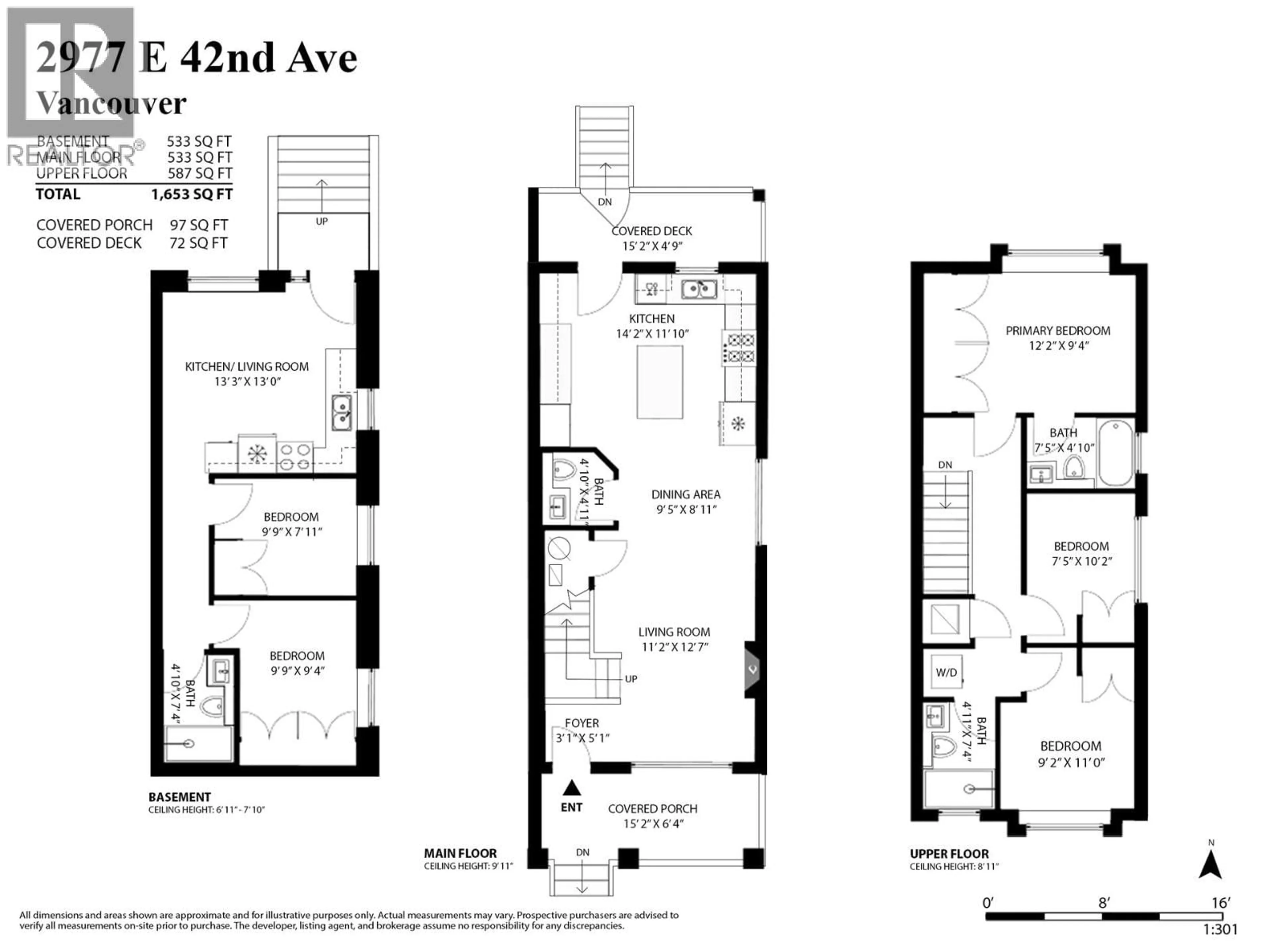 Floor plan for 2977 42ND AVENUE, Vancouver British Columbia V5R2Y6