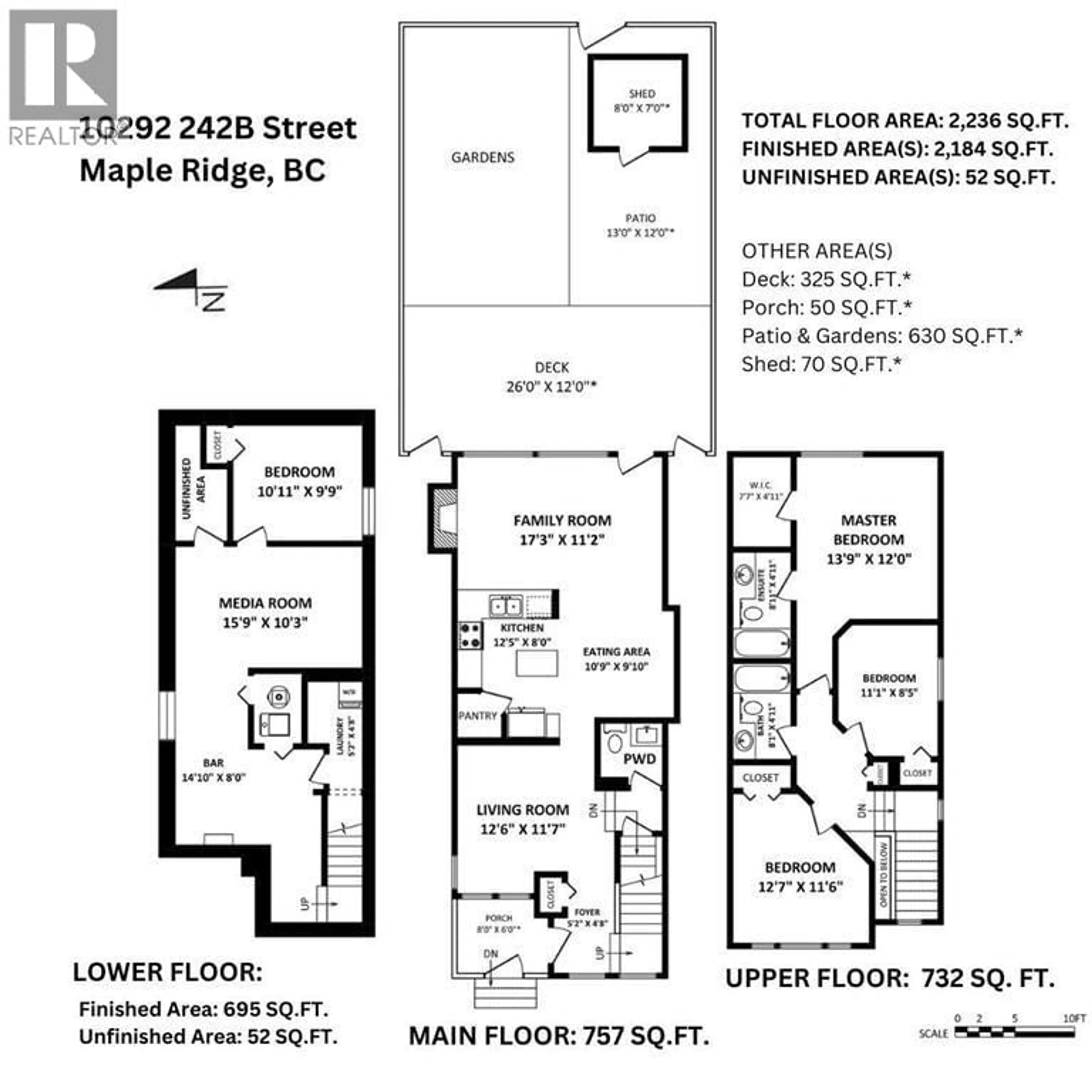 Floor plan for 10292 242B STREET, Maple Ridge British Columbia V2W1Y1