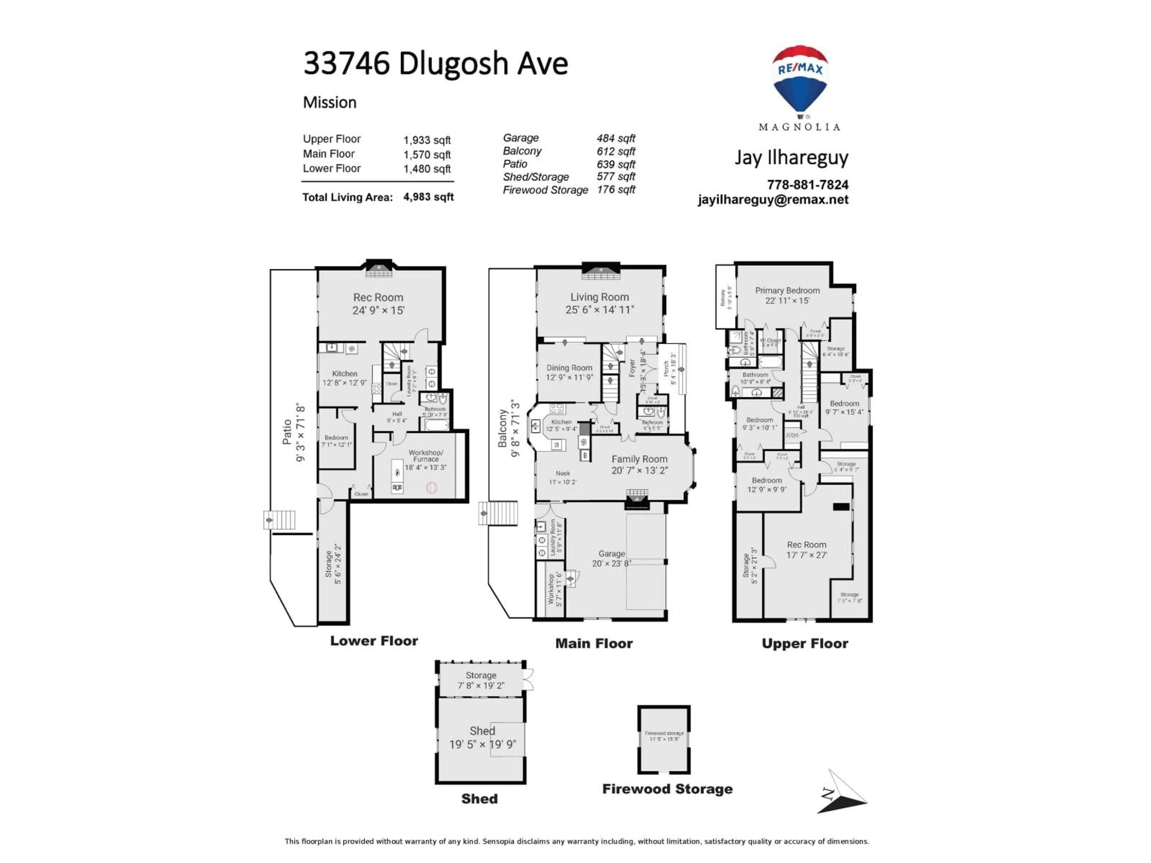 Floor plan for 33746 DLUGOSH AVENUE, Mission British Columbia V2V6B2