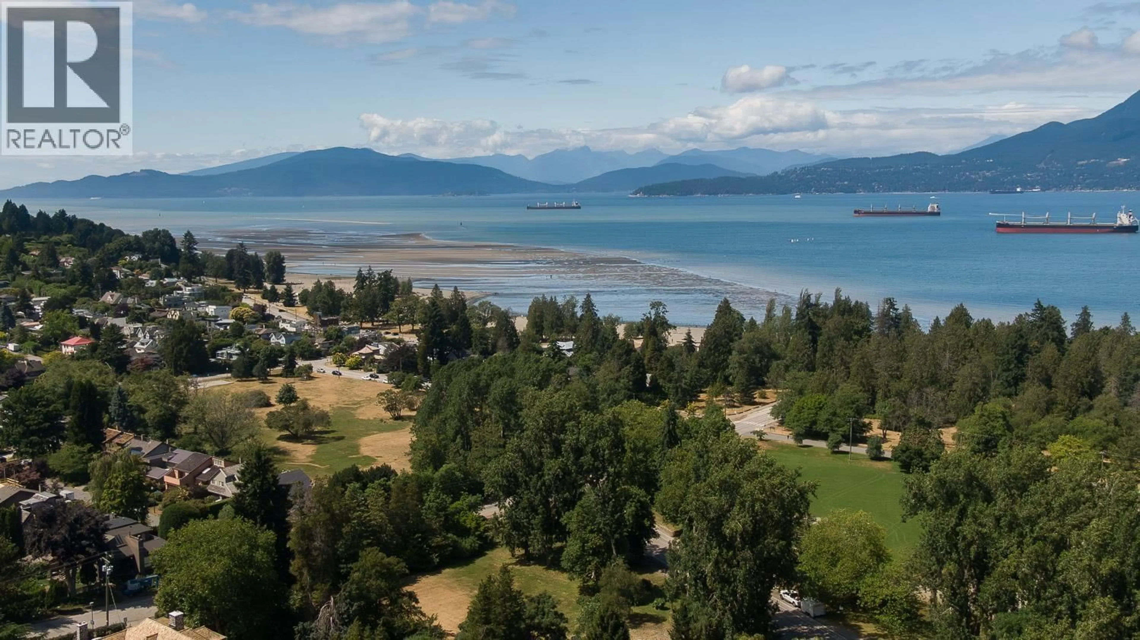A pic from outside/outdoor area/front of a property/back of a property/a pic from drone, water/lake/river/ocean view for 1825 DISCOVERY STREET, Vancouver British Columbia V6R3Y3