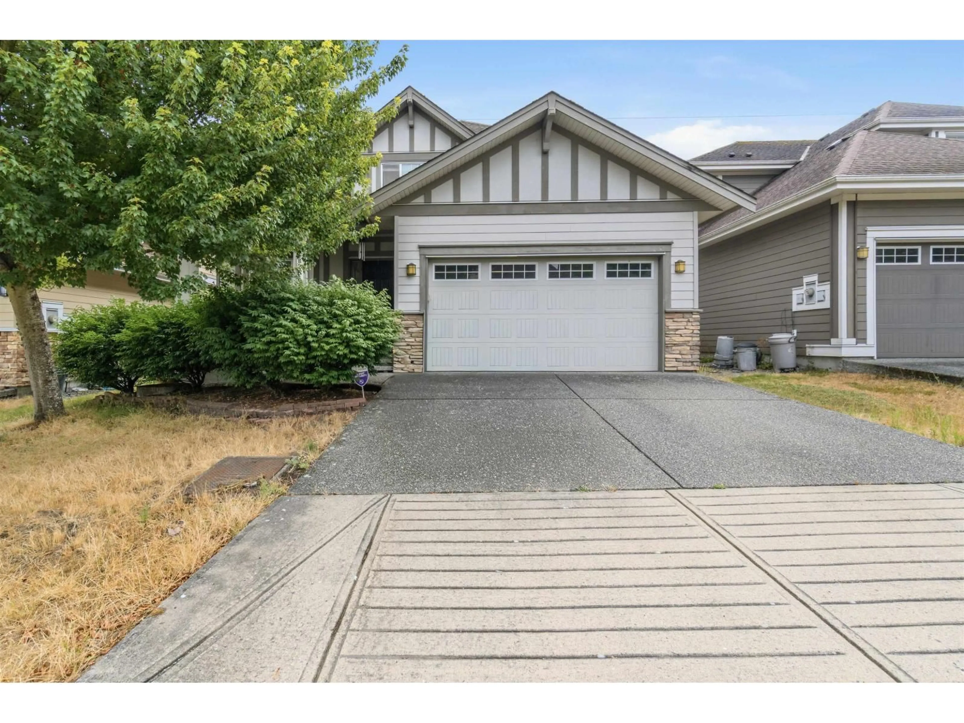 Home with vinyl exterior material, street for 8256 TRONDHEIM DRIVE, Delta British Columbia V4C0B8