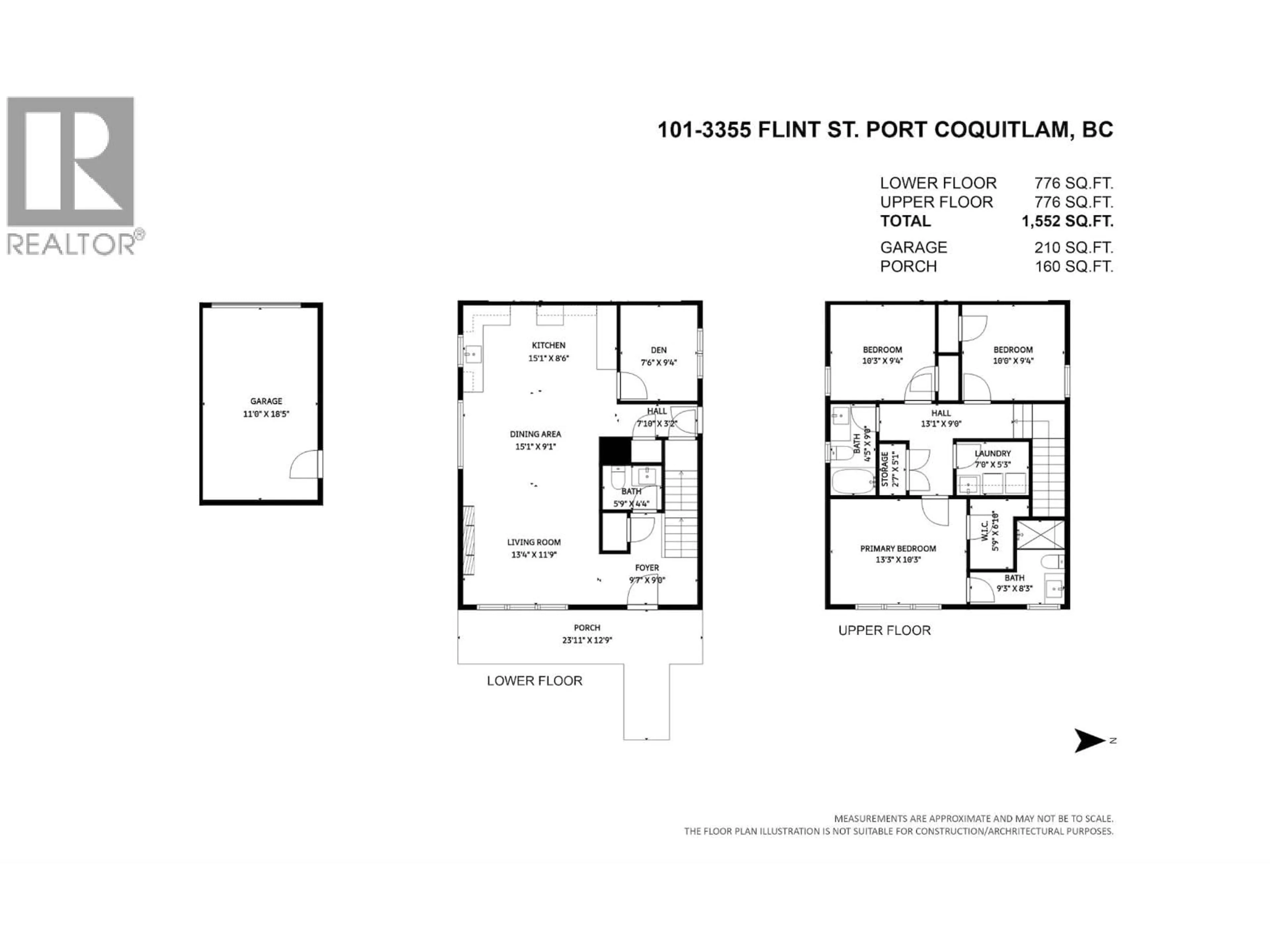 Floor plan for 101 - 3355 FLINT STREET, Port Clements British Columbia V3B4J3