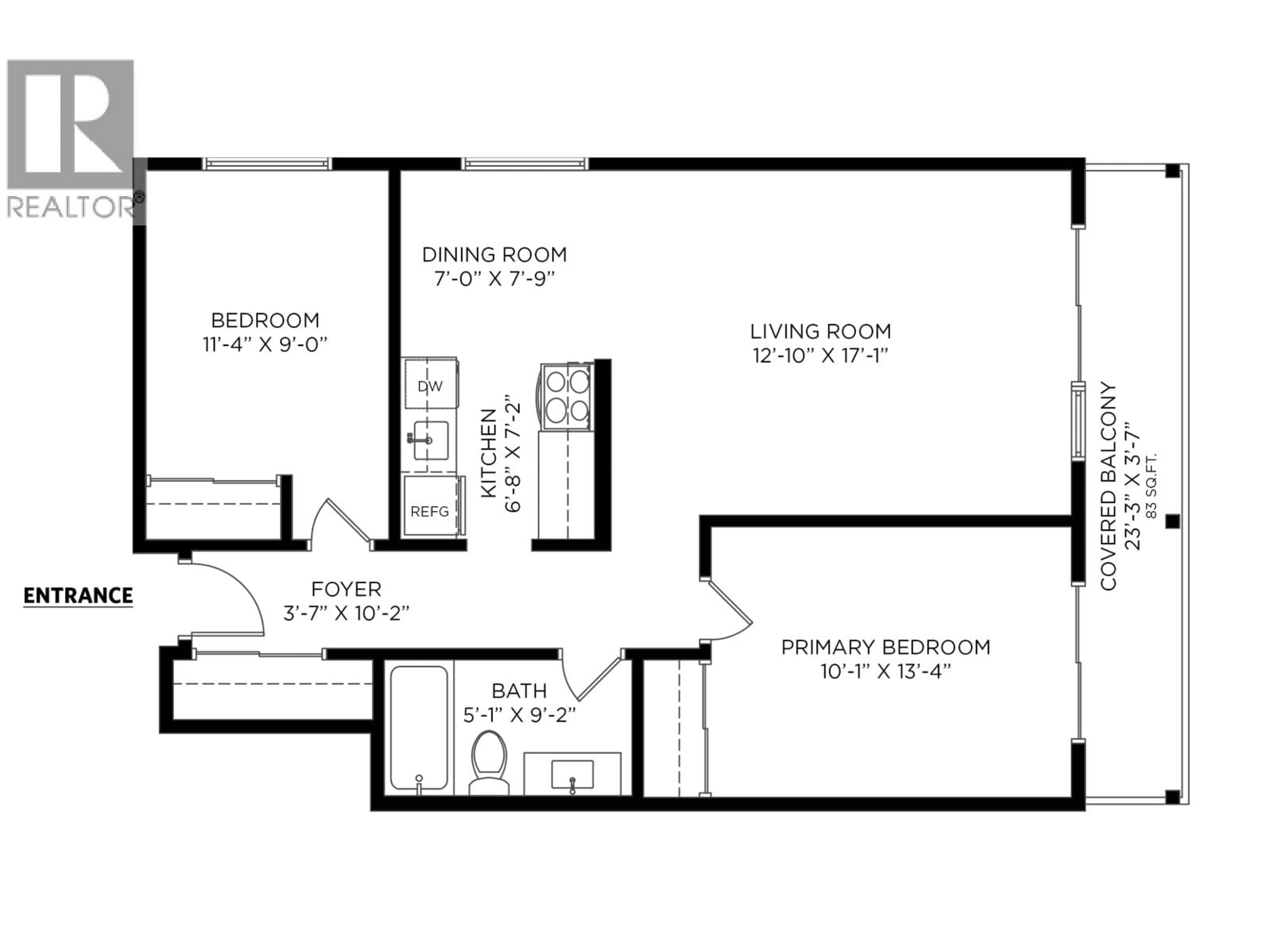 Floor plan for 112 - 211 3RD STREET, North Vancouver British Columbia V7M1E9