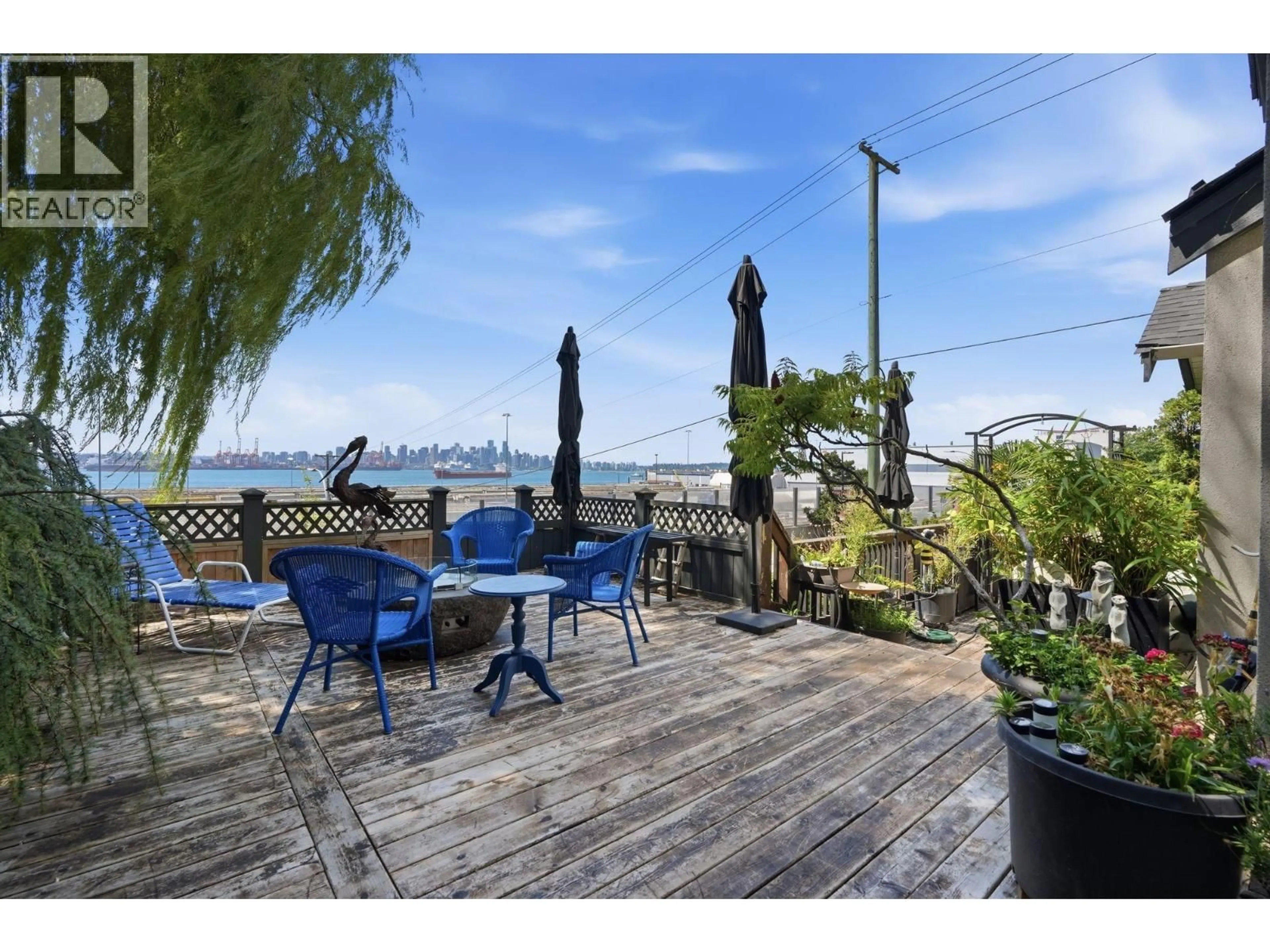 Patio, water/lake/river/ocean view for 46 ST. PATRICKS AVENUE, North Vancouver British Columbia V7L3N1