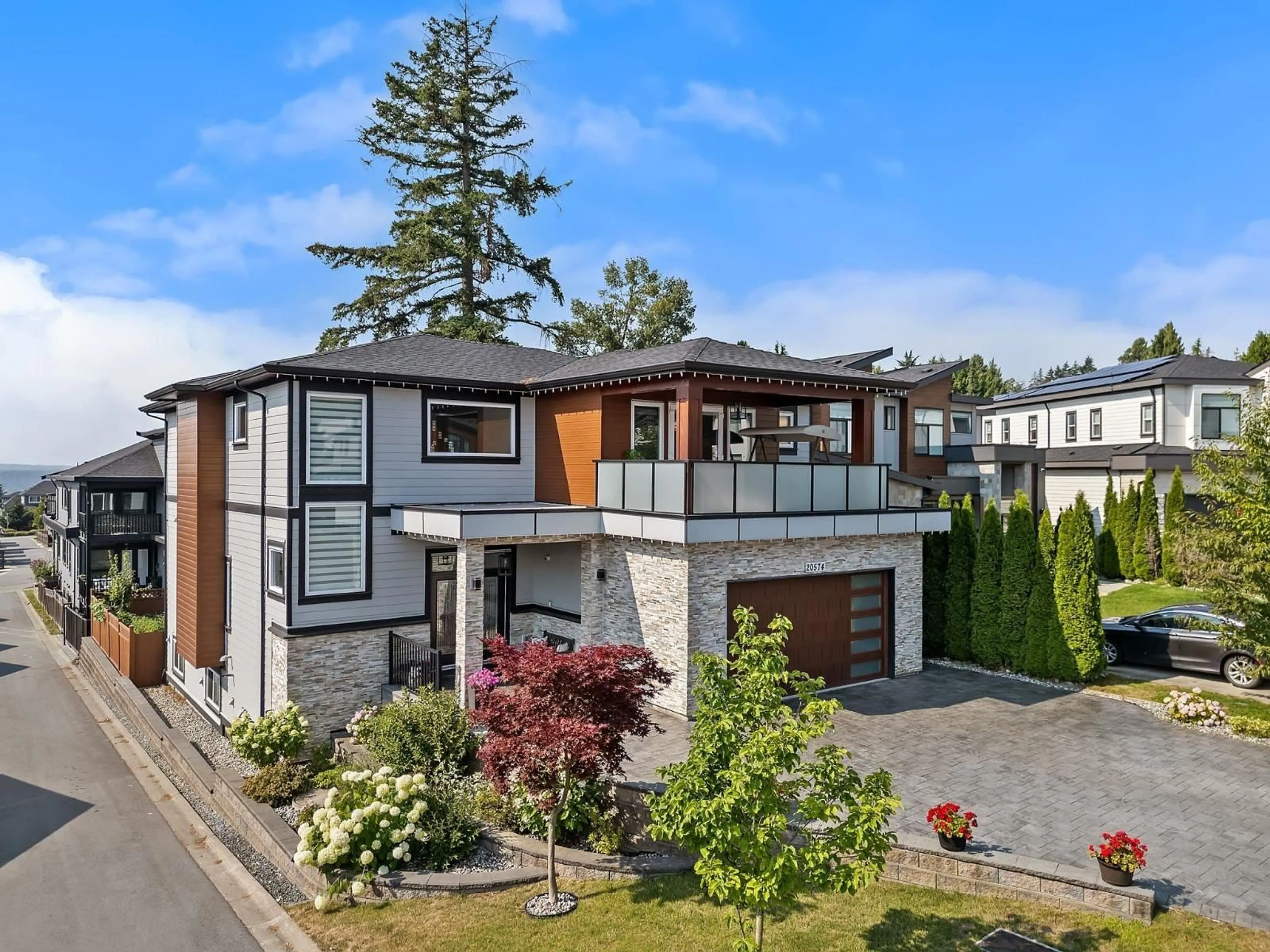 Home with brick exterior material, street for 20574 71 AVENUE, Langley British Columbia V2Y3J9