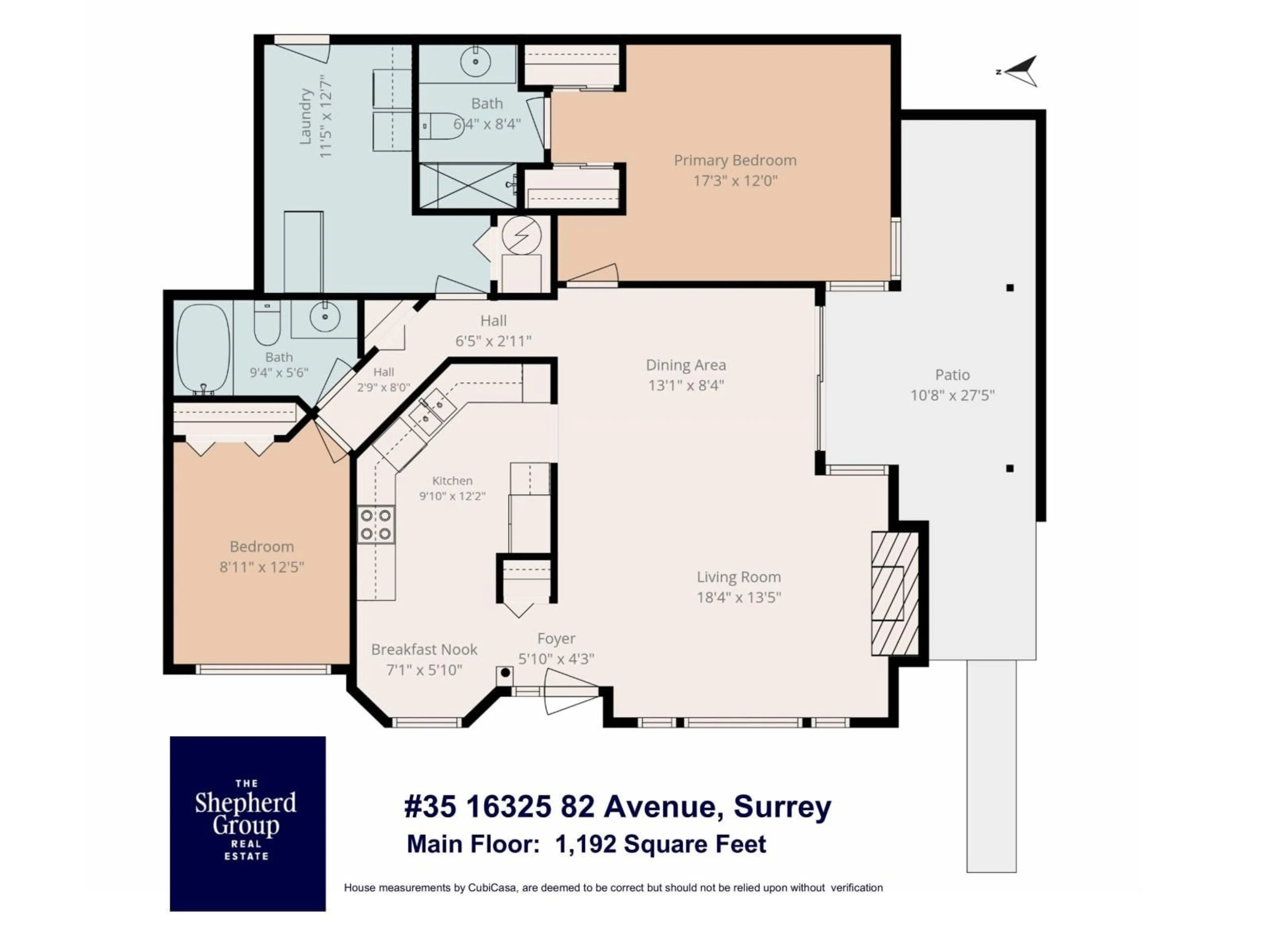Floor plan for 35 - 16325 82 AVENUE, Surrey British Columbia V4N0P5