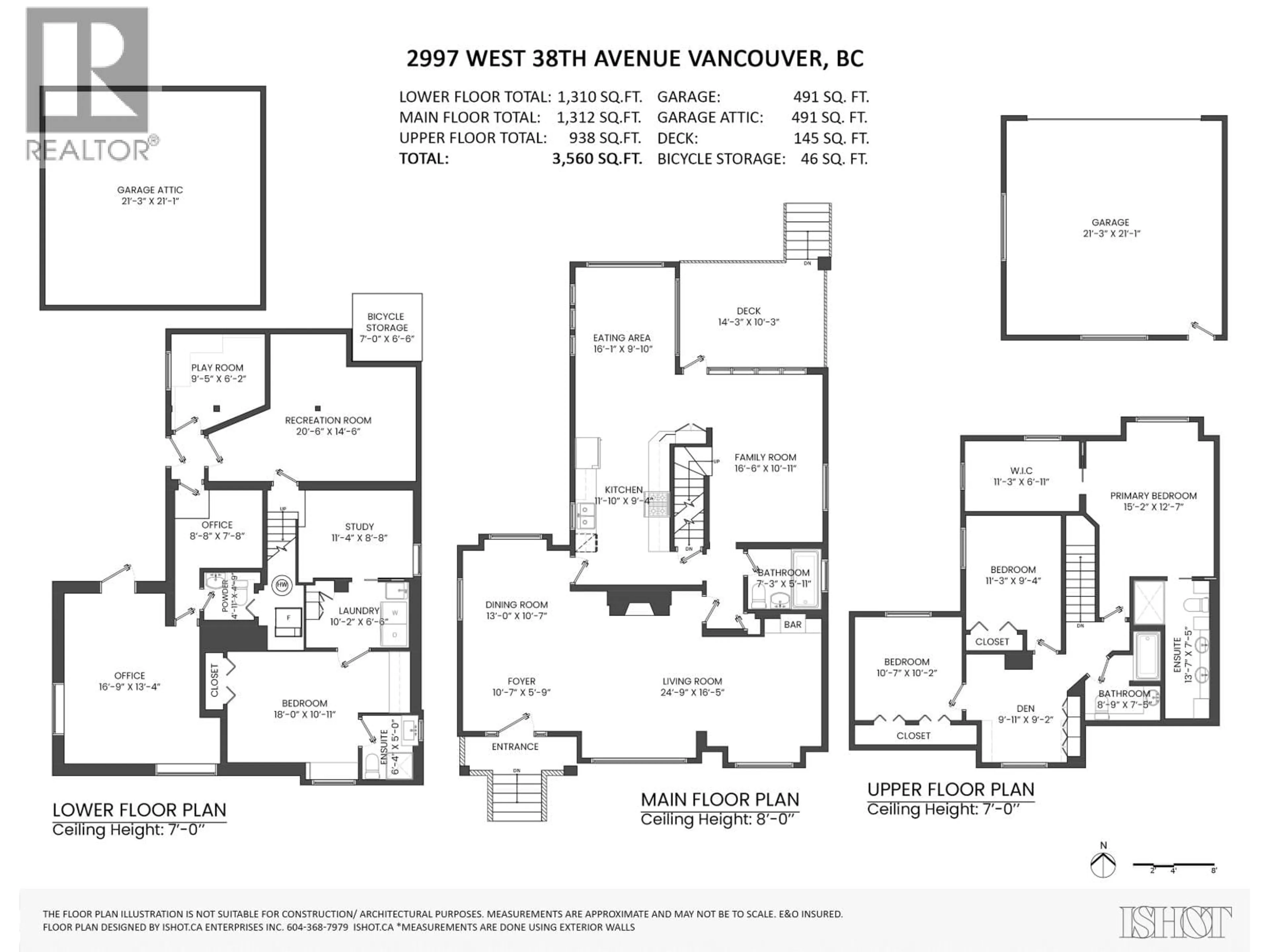Floor plan for 2997 38TH AVENUE, Vancouver British Columbia V6N2X2