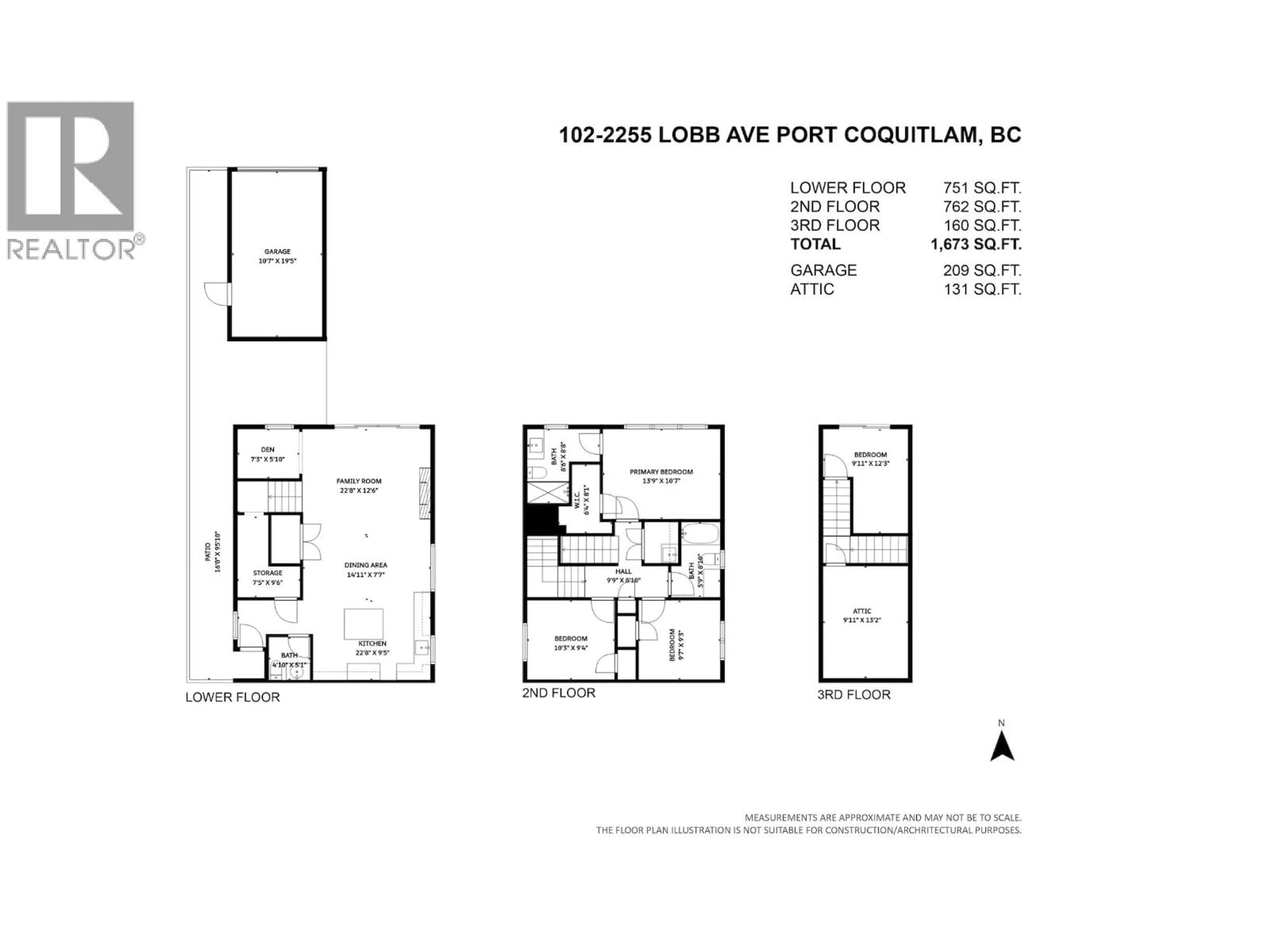 Floor plan for 102 - 3355 FLINT STREET, Port Coquitlam British Columbia V3B4J3
