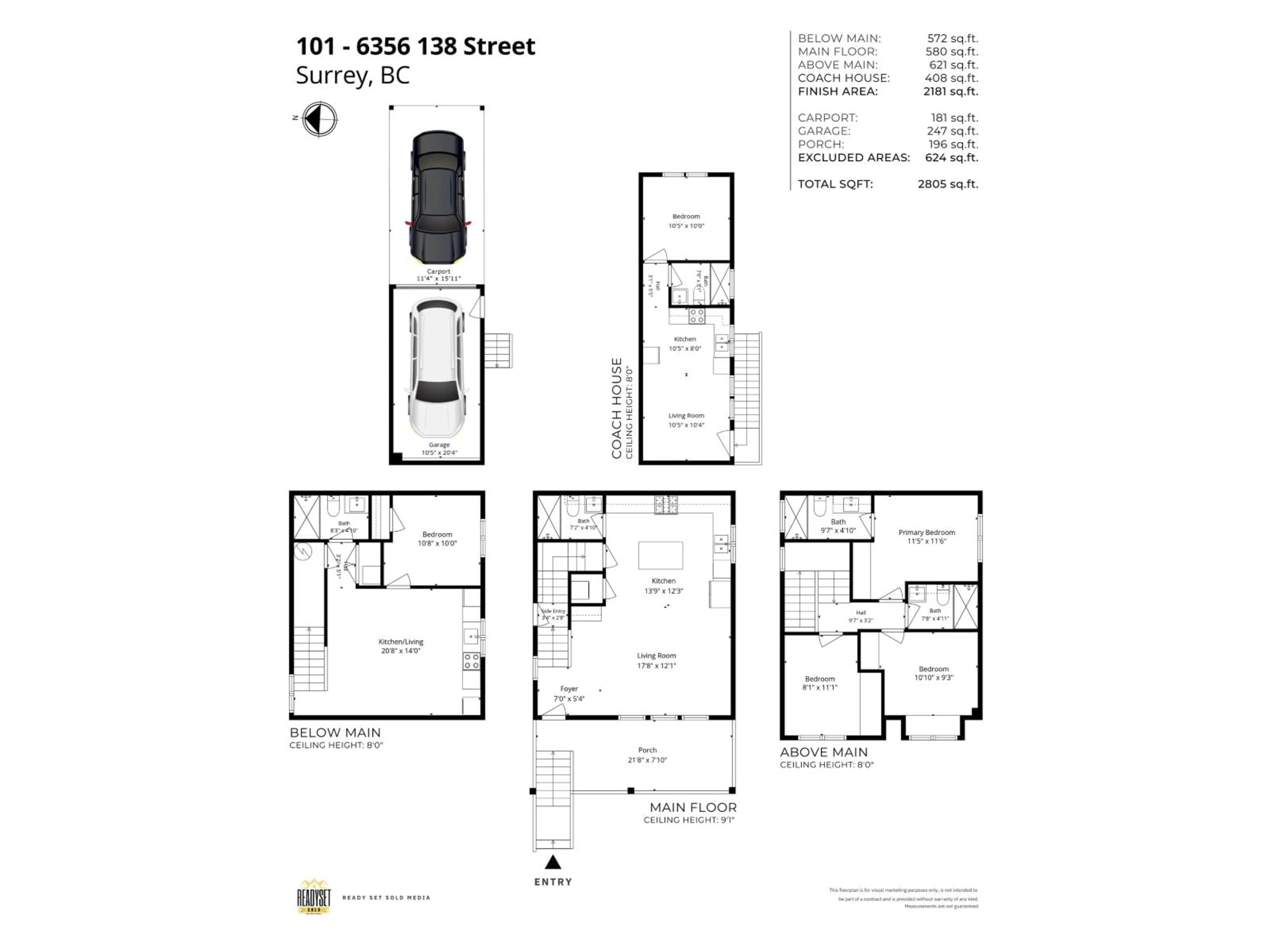 Floor plan for 101 - 6356 138 STREET, Surrey British Columbia V3X1E6