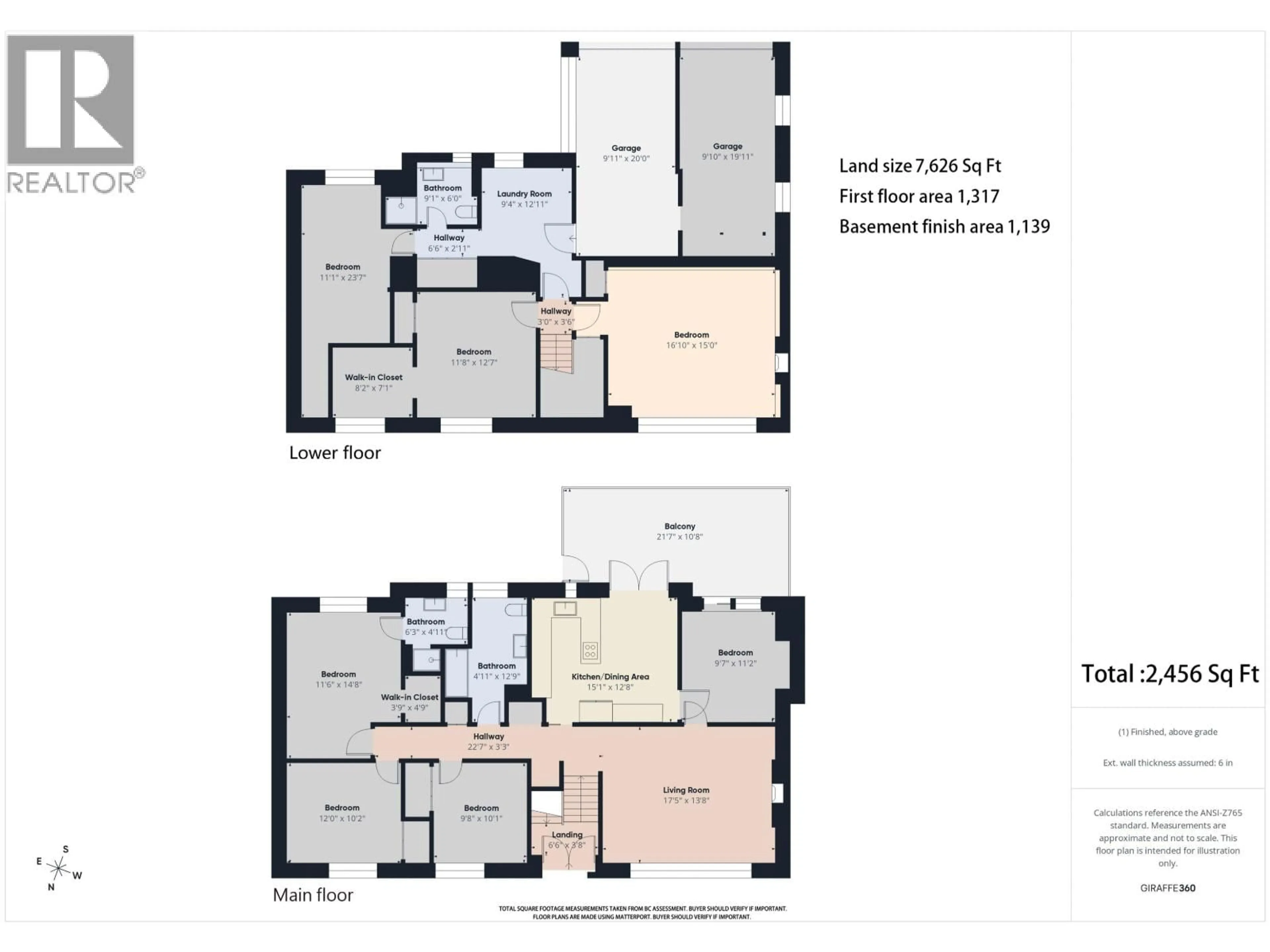 Floor plan for 7132 PAULUS COURT, Burnaby British Columbia V5A1N2