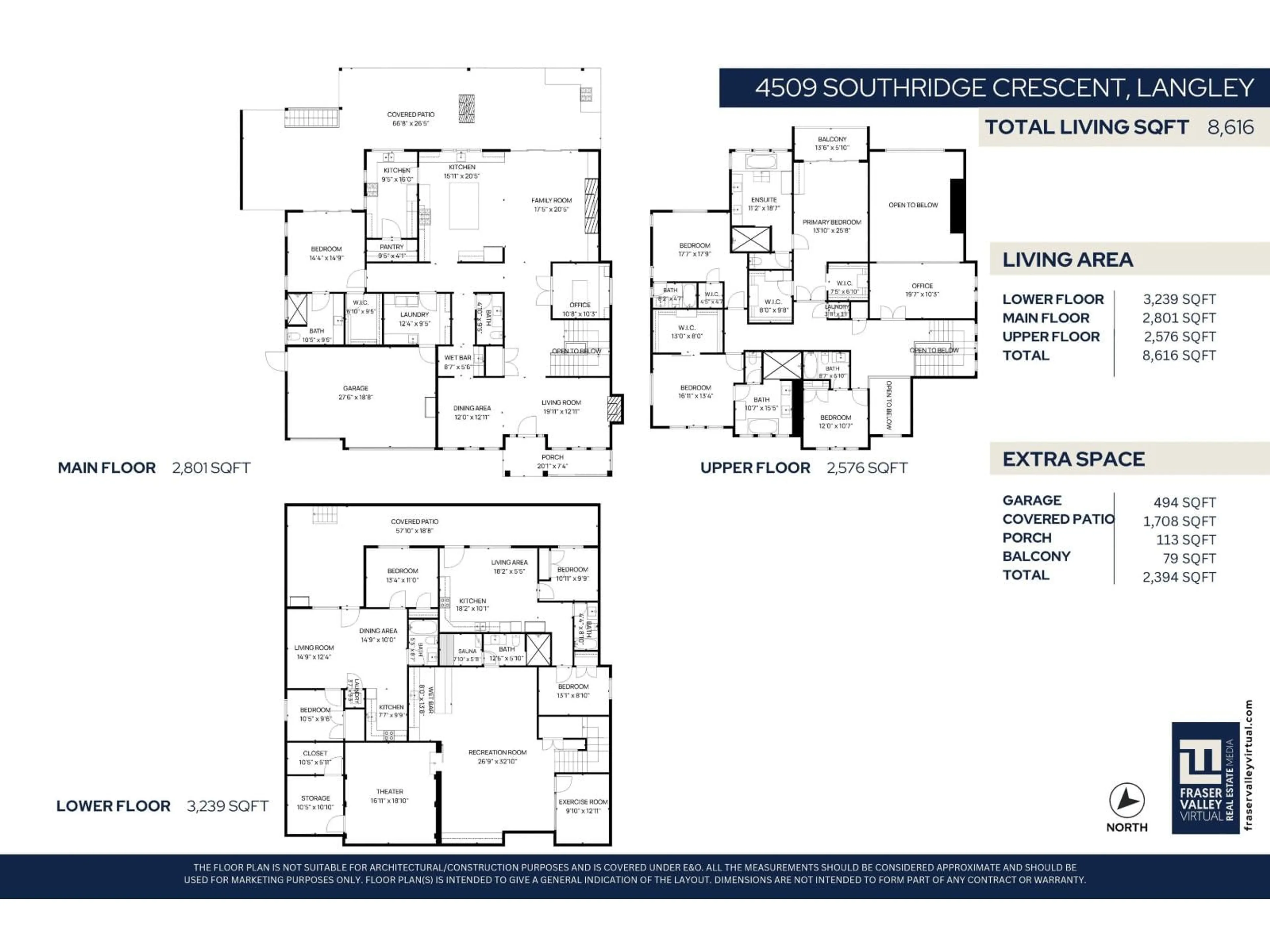 Floor plan for 4509 SOUTHRIDGE CRESCENT, Langley British Columbia V3A4N7