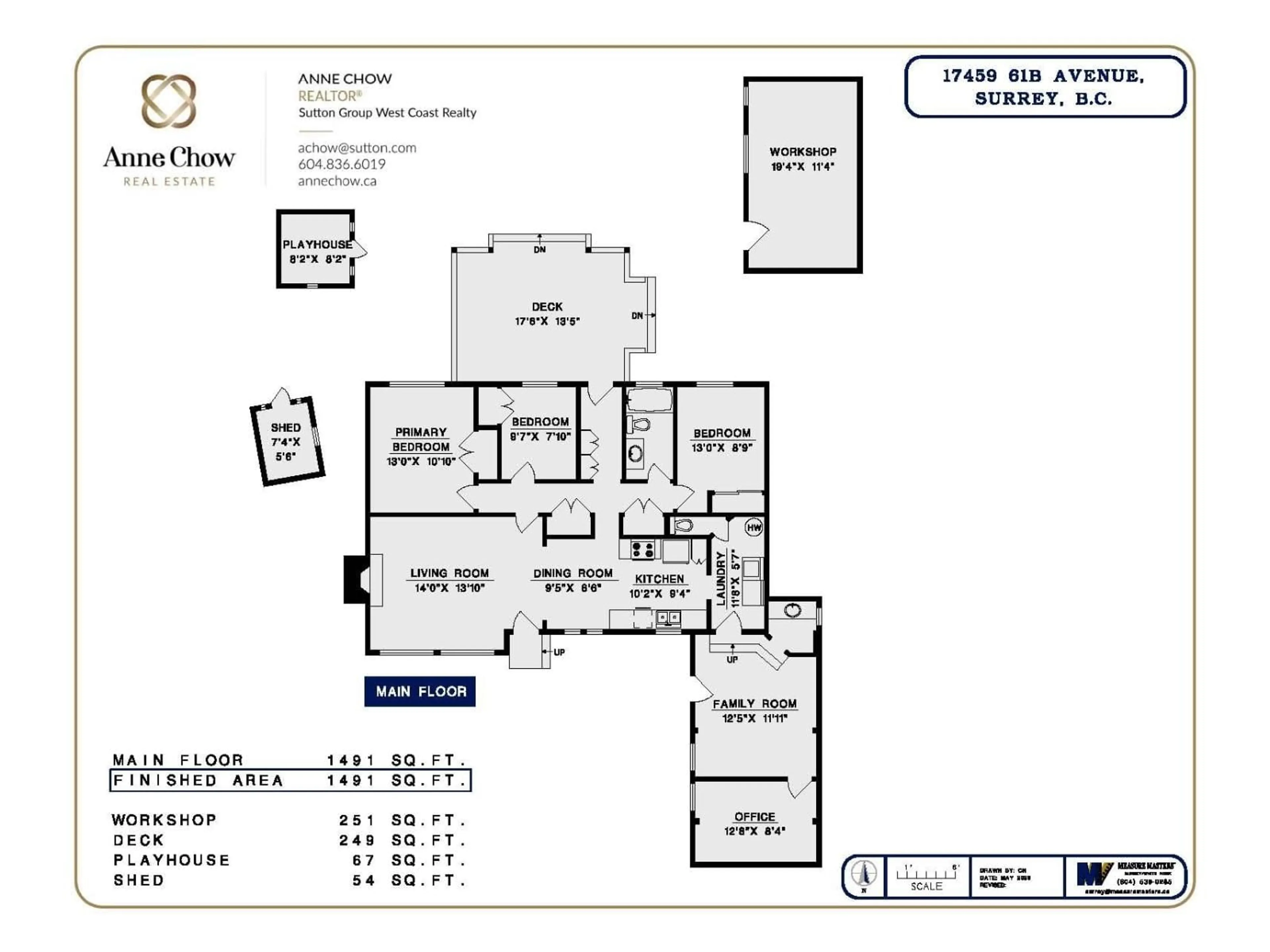 Floor plan for 17459 61B AVENUE, Surrey British Columbia V3S5K6