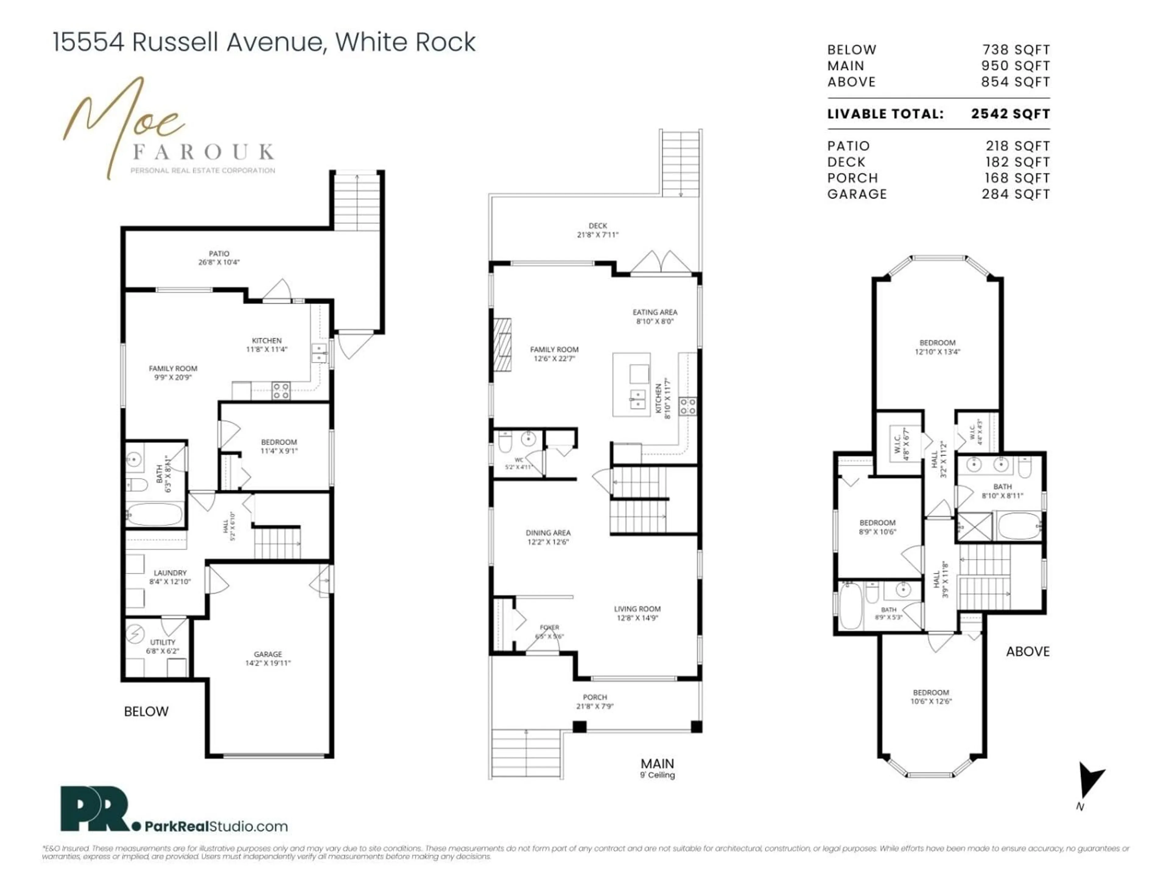 Floor plan for 15554 RUSSELL AVENUE, White Rock British Columbia V4B2R3