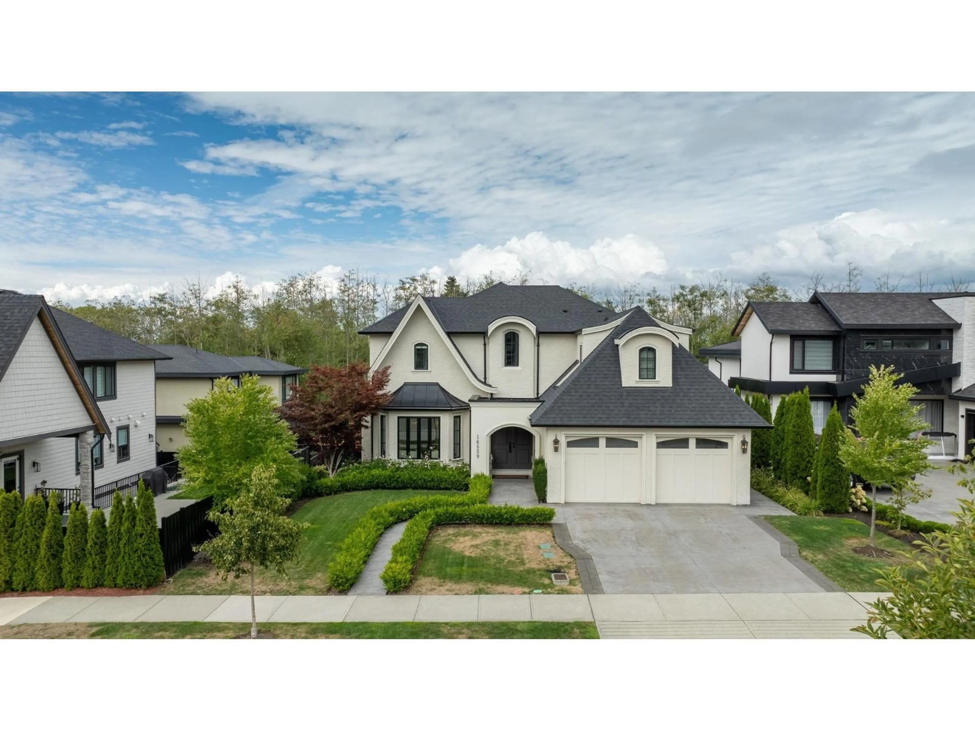 A pic from outside/outdoor area/front of a property/back of a property/a pic from drone, street for 16539 29A AVENUE, Surrey British Columbia V3X0X9