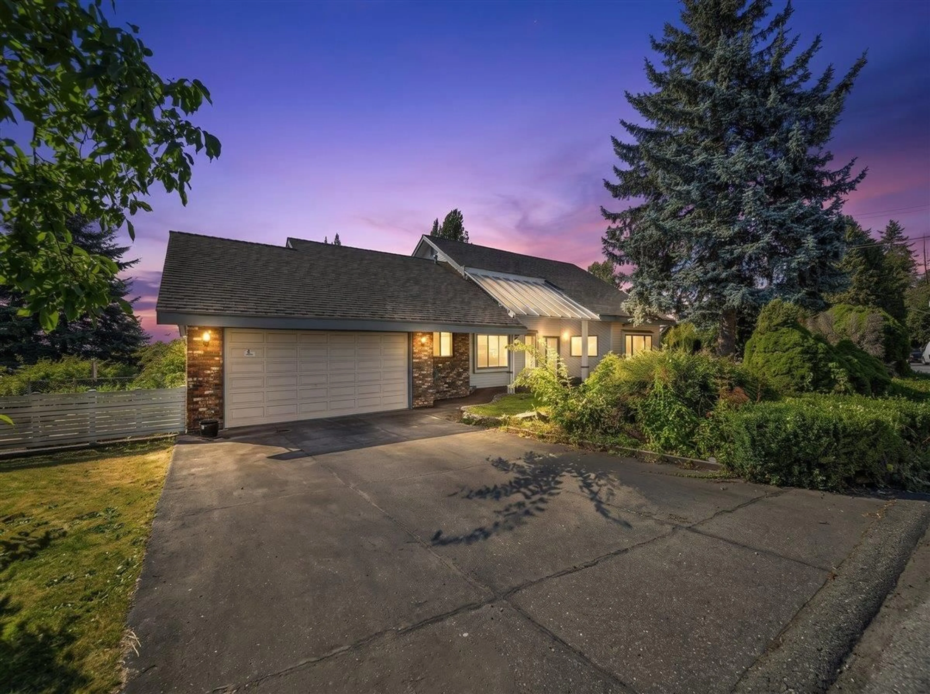 A pic from outside/outdoor area/front of a property/back of a property/a pic from drone, street for 9341 EBOR ROAD, Delta British Columbia V4C4R4