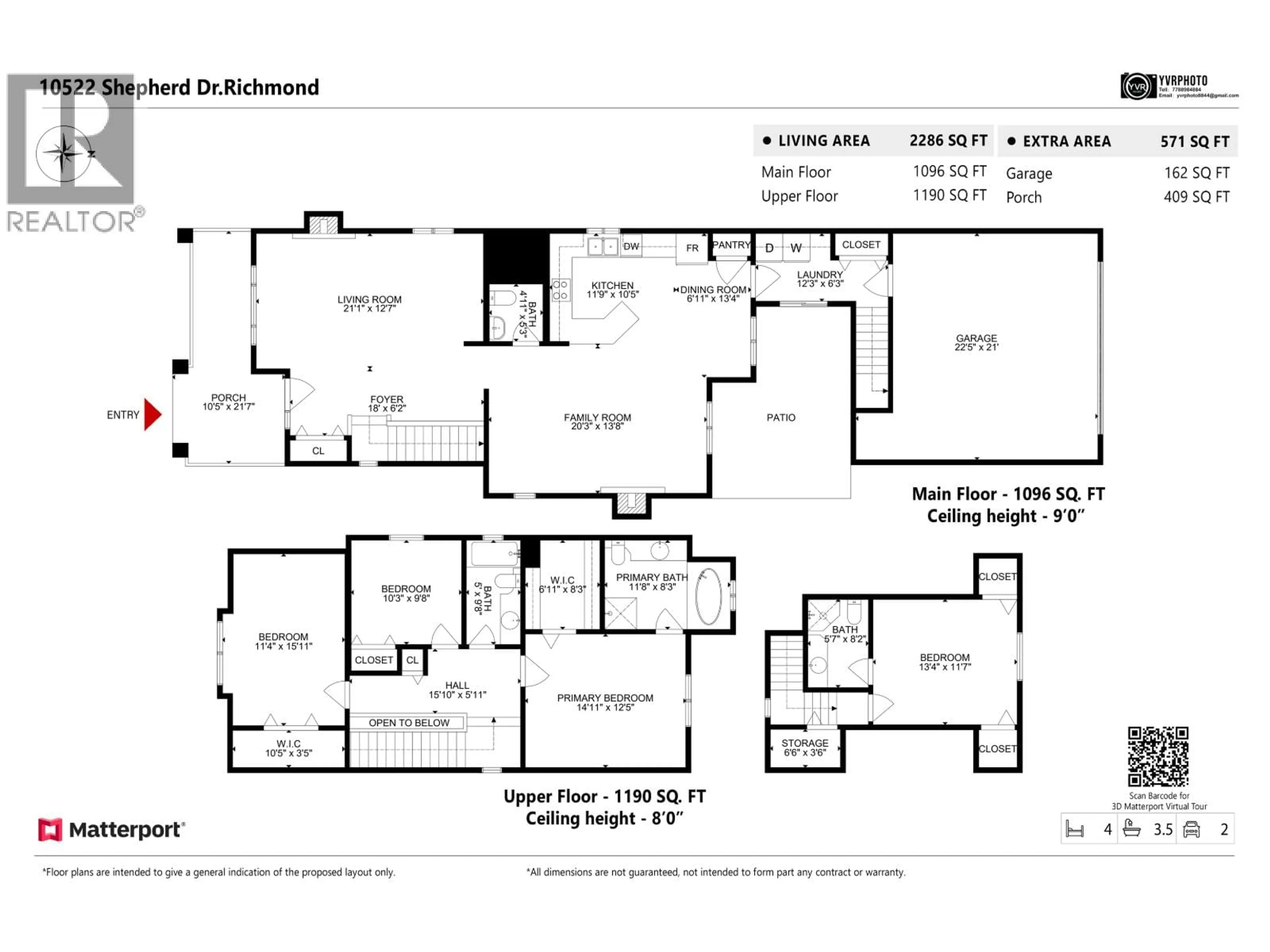 Floor plan for 10522 SHEPHERD DRIVE, Richmond British Columbia V6X4G9