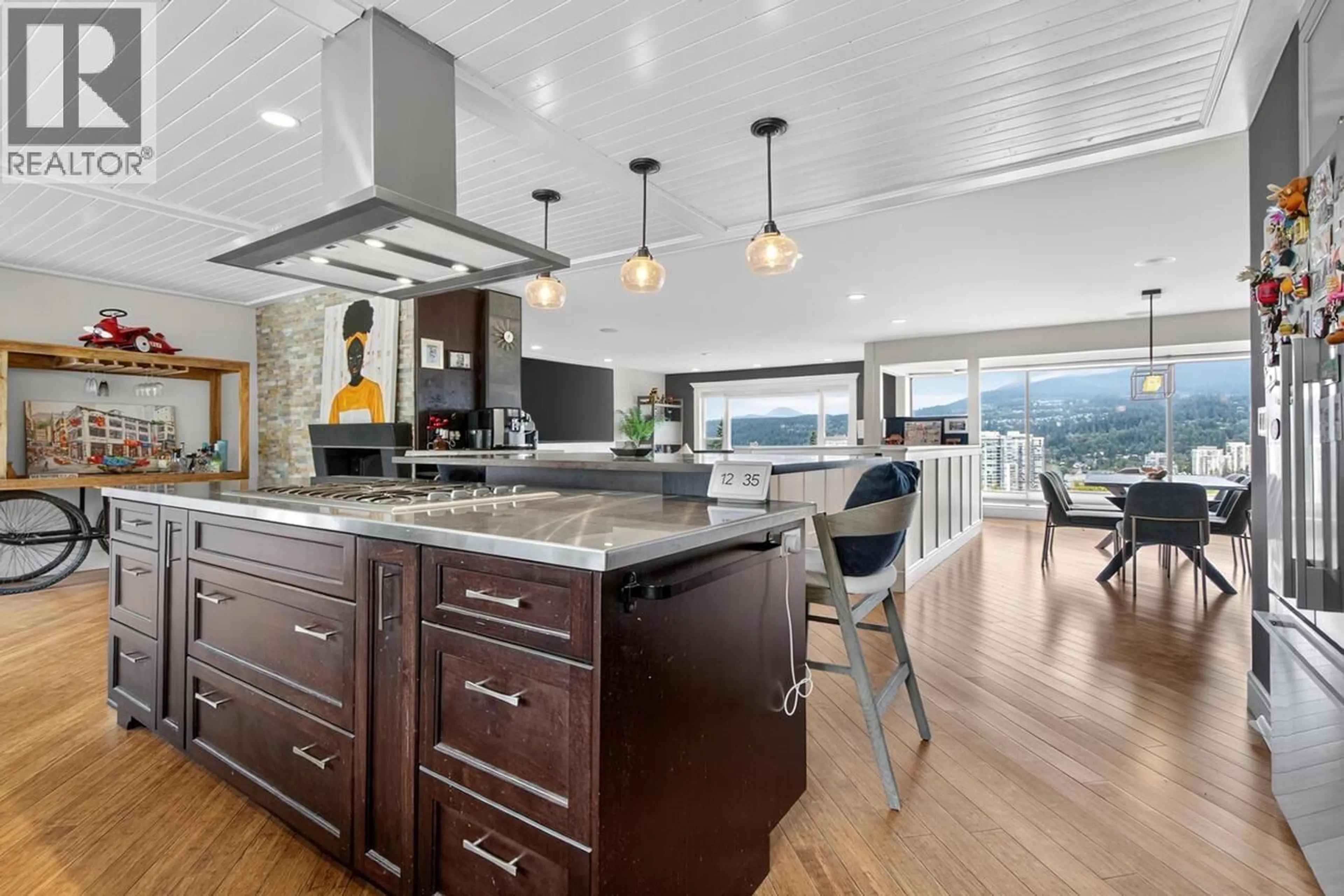 Open concept kitchen, wood/laminate floor for 1052 CORONA CRESCENT, Coquitlam British Columbia V3J7J3