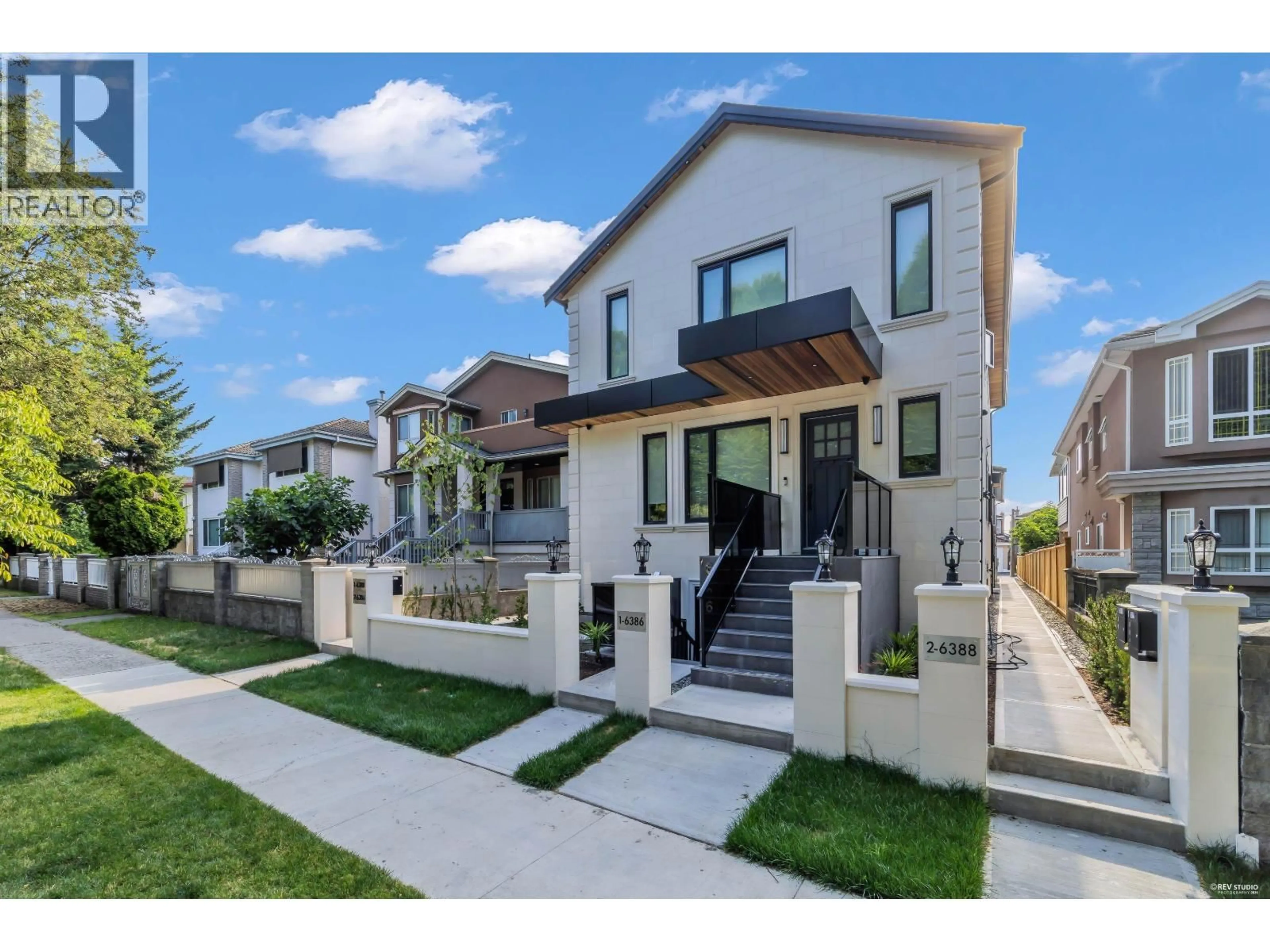 Home with brick exterior material, street for 2 - 6388 ARGYLE STREET, Vancouver British Columbia V5P3K3