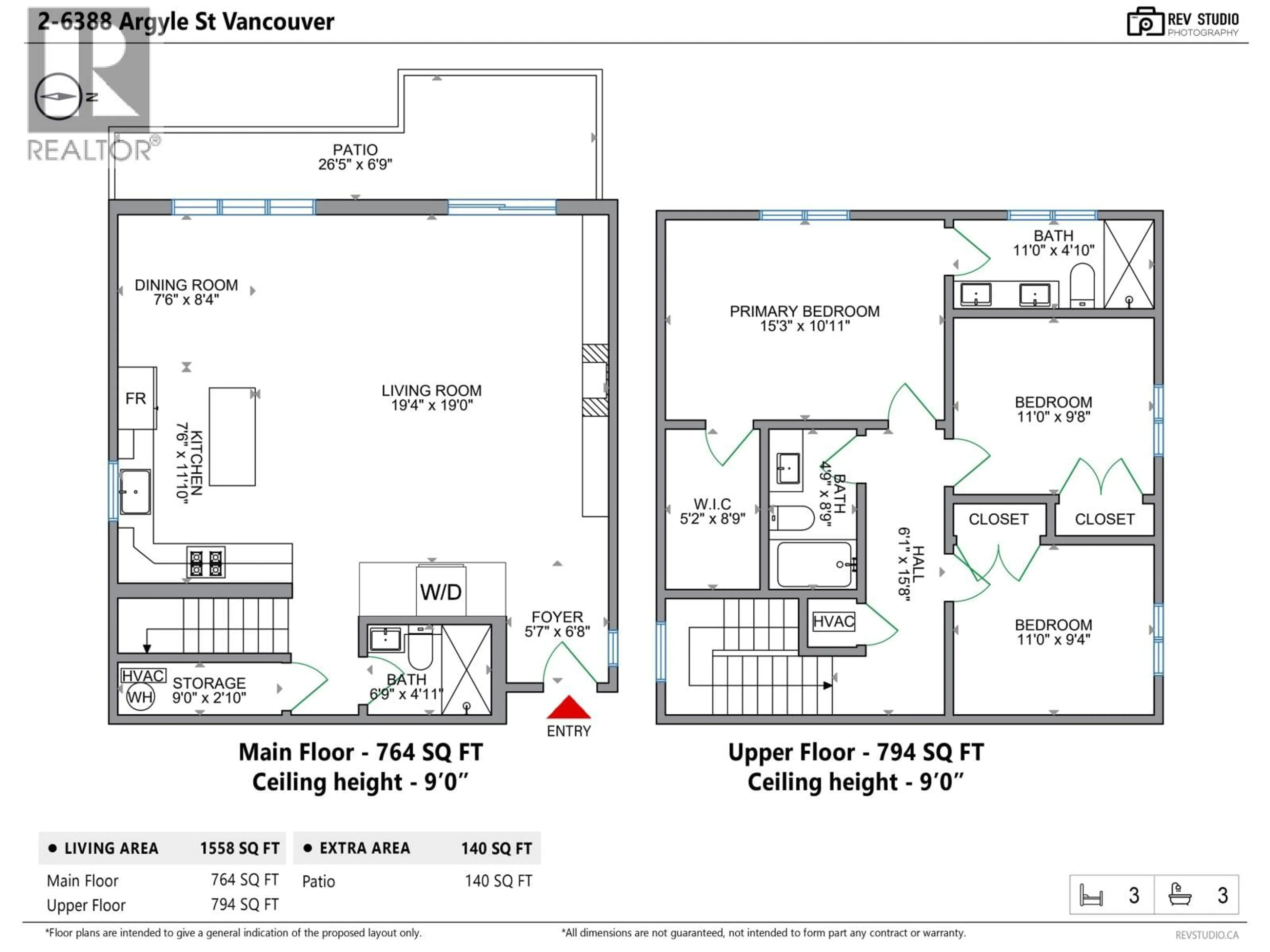 Floor plan for 2 - 6388 ARGYLE STREET, Vancouver British Columbia V5P3K3