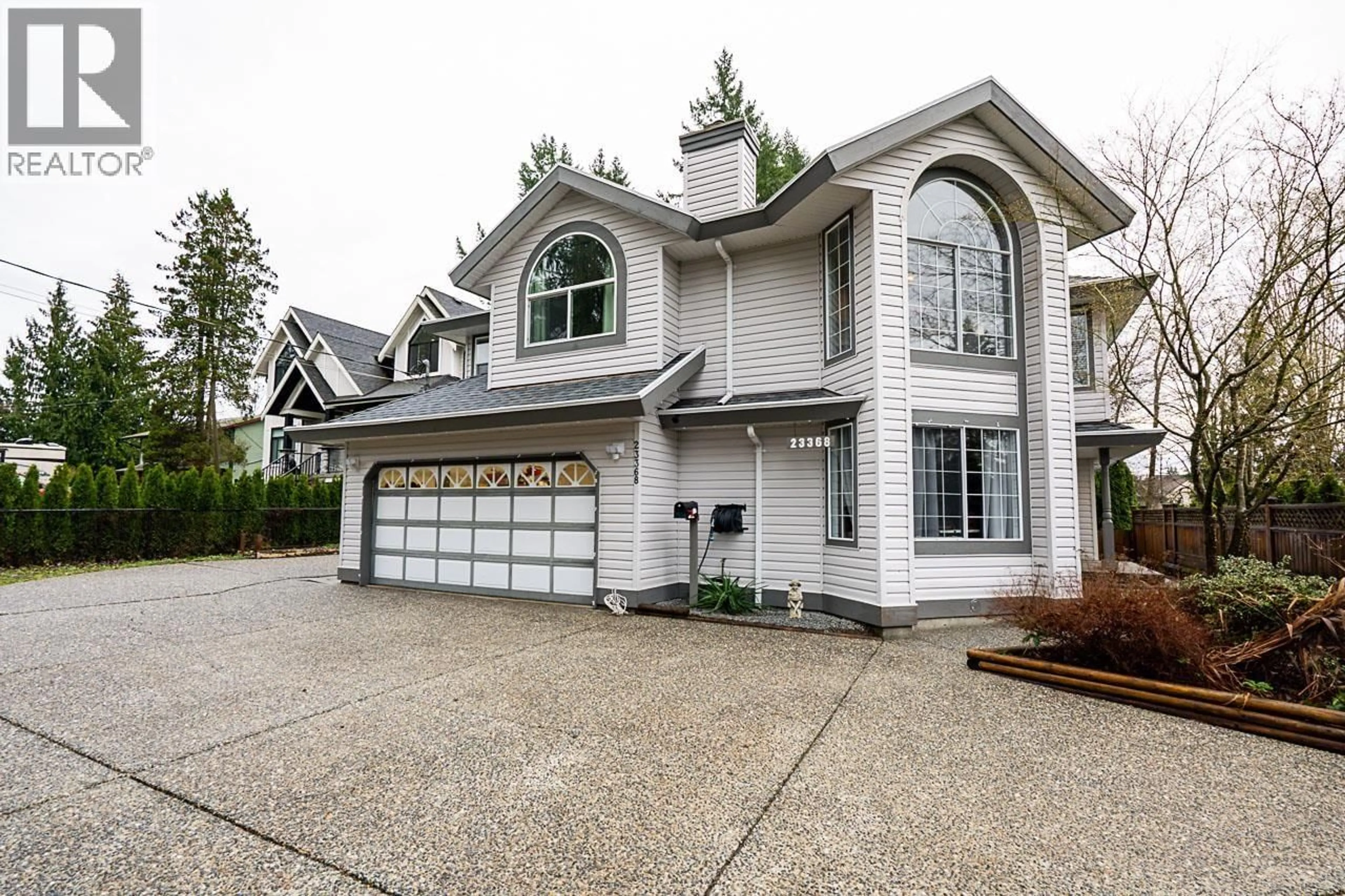Home with vinyl exterior material, street for 23368 124 AVENUE, Maple Ridge British Columbia V2X4K4