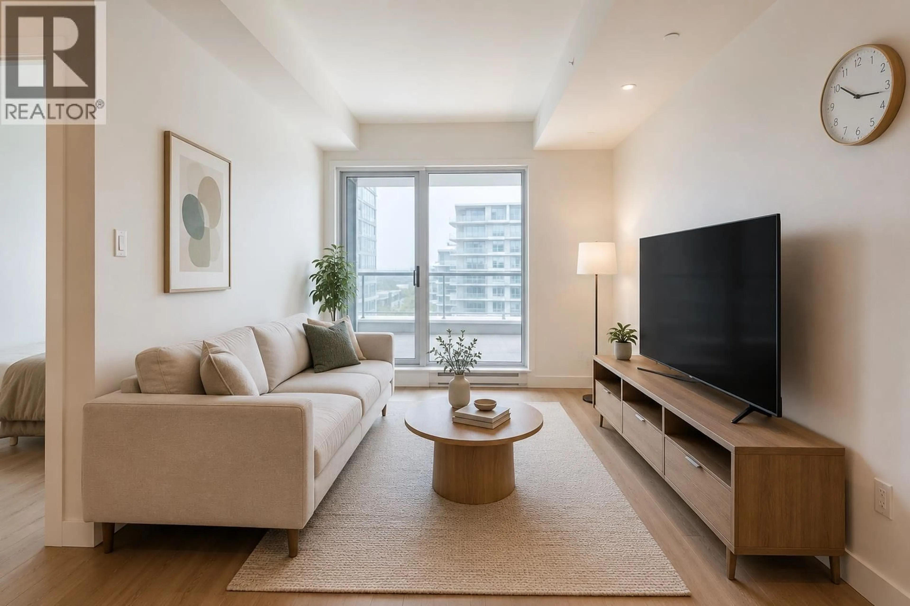 Living room with furniture, unknown for 1113 - 6811 PEARSON WAY, Richmond British Columbia V7C0E7