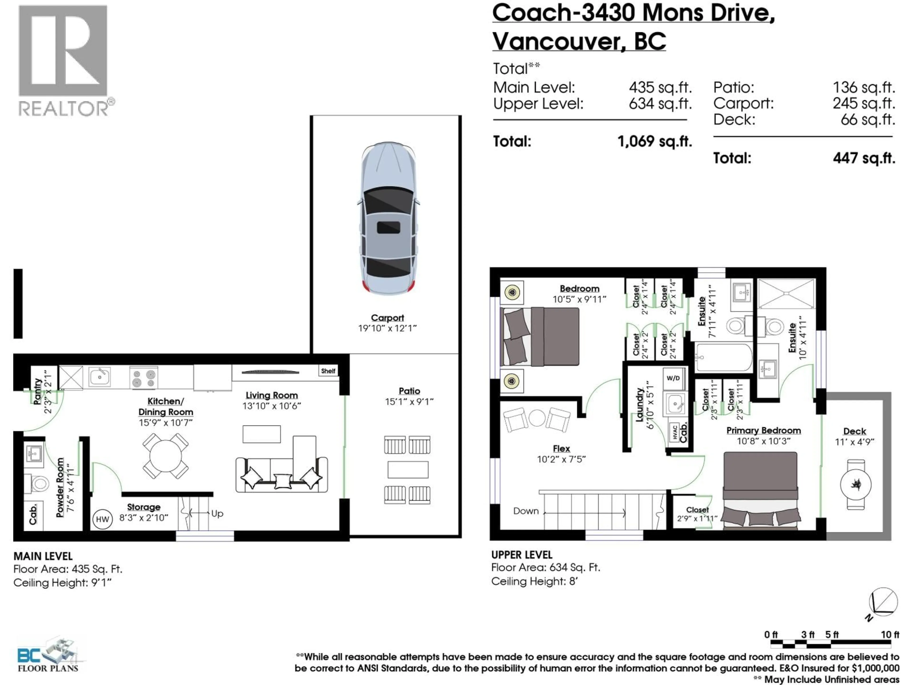 Floor plan for 3430 MONS DRIVE, Vancouver British Columbia V5M3B6