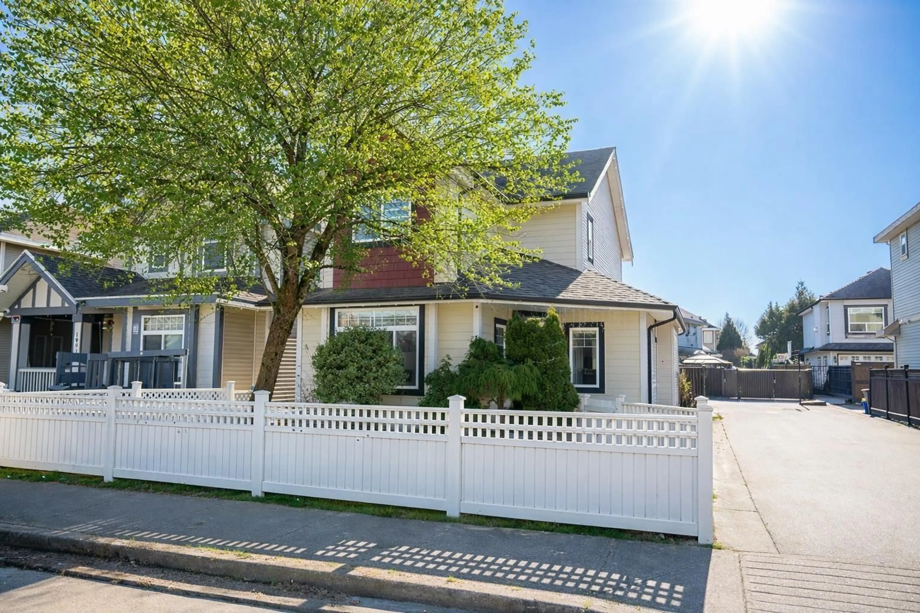 Home with vinyl exterior material, street for 19914 73A AVENUE, Langley British Columbia V2Y3J3