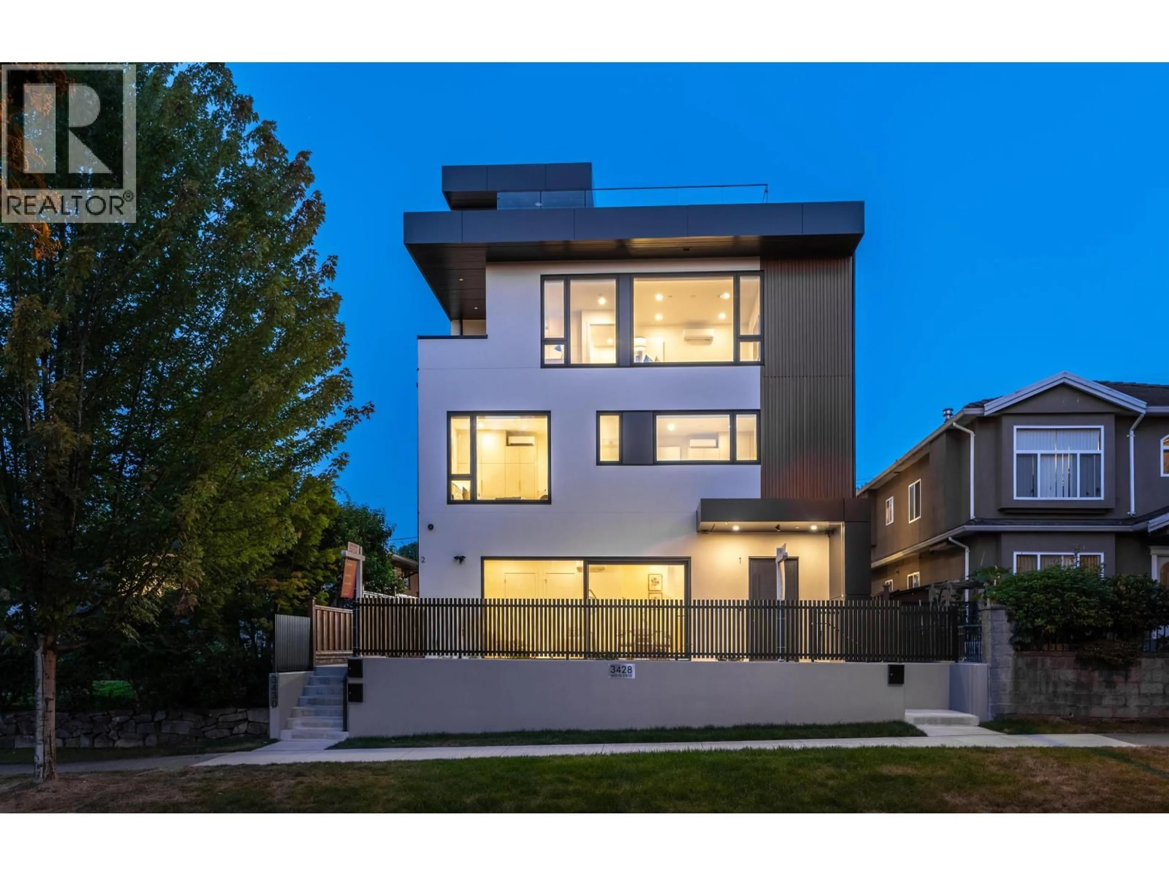 Home with brick exterior material, street for 2 - 3428 MONS DRIVE, Vancouver British Columbia V5M3B6
