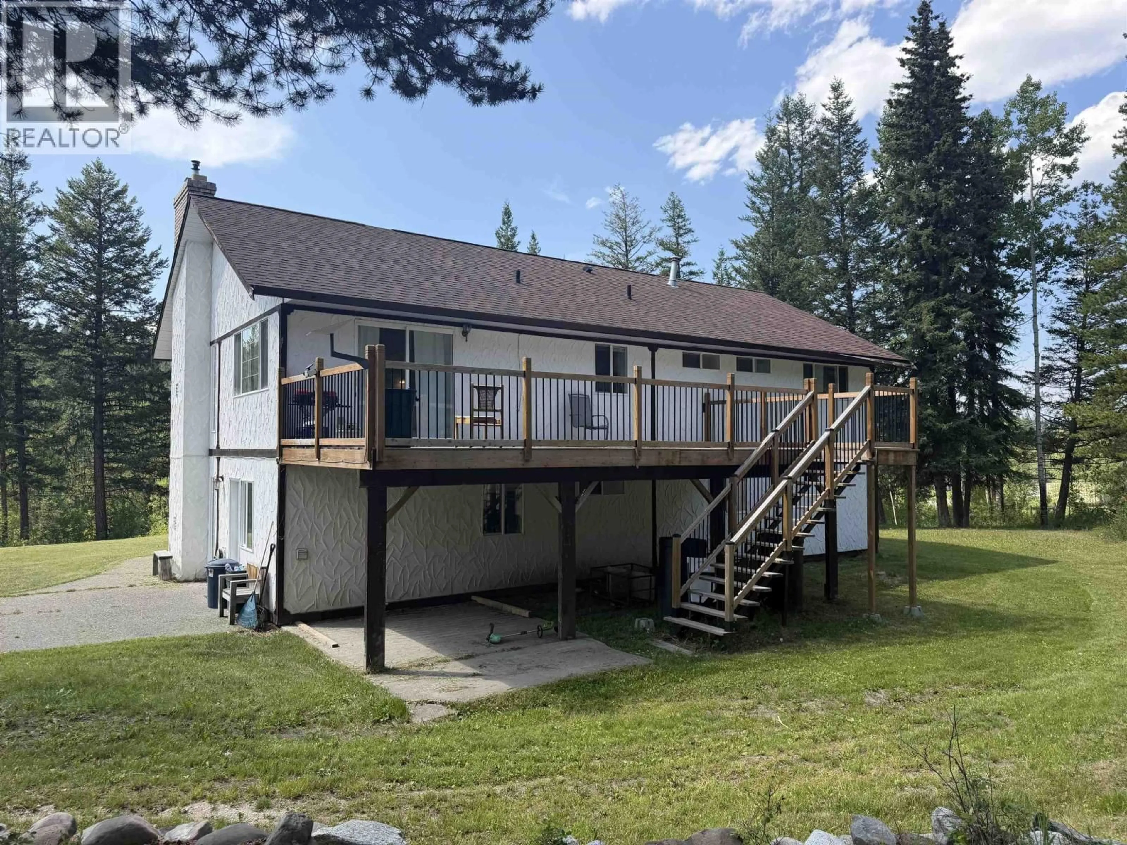 A pic from outside/outdoor area/front of a property/back of a property/a pic from drone, mountain view for 4010 CARIBOO 97 HIGHWAY, Williams Lake British Columbia V2G5A3