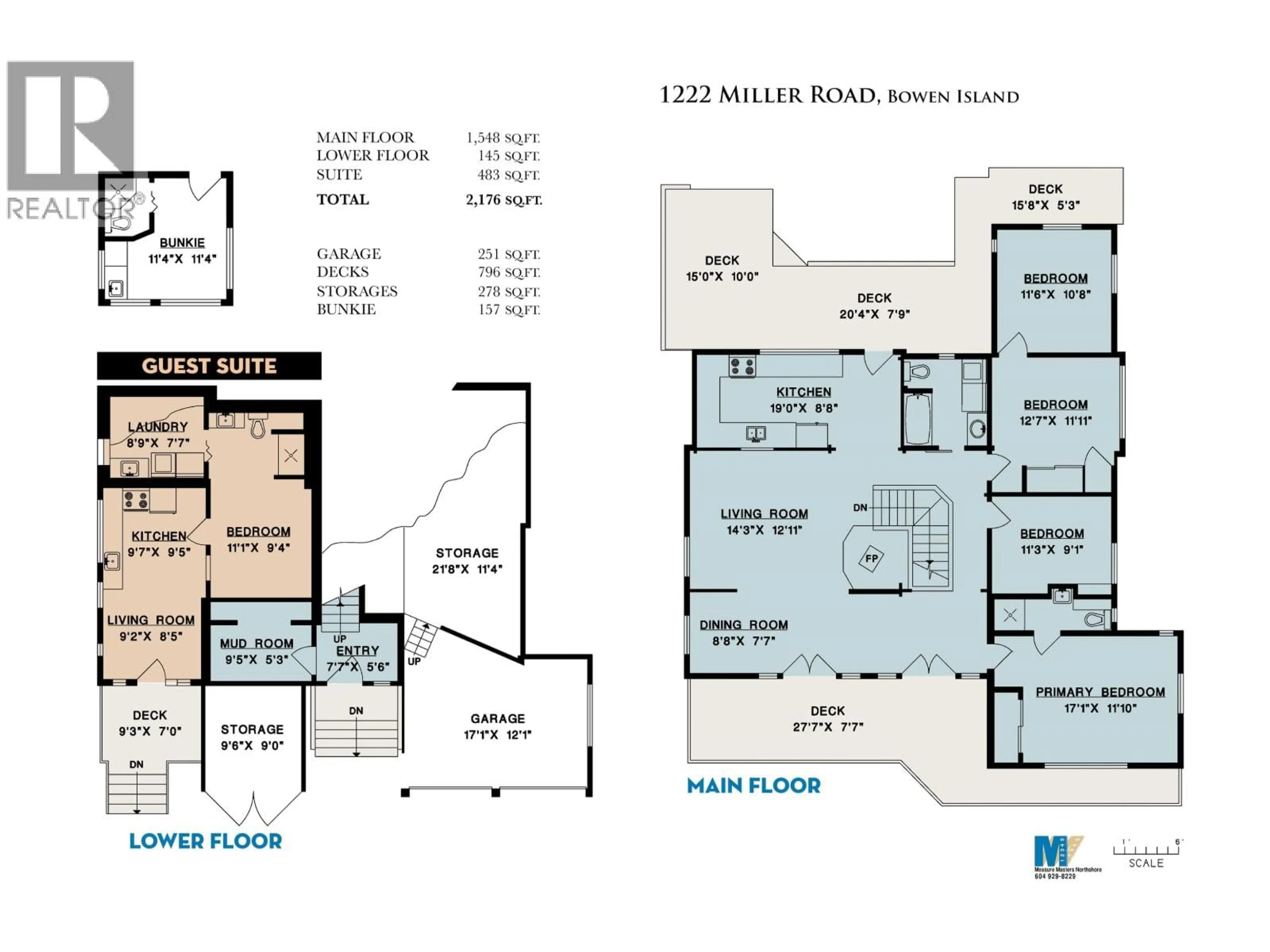 Floor plan for 1222 MILLER ROAD, Bowen Island British Columbia V0N1G1