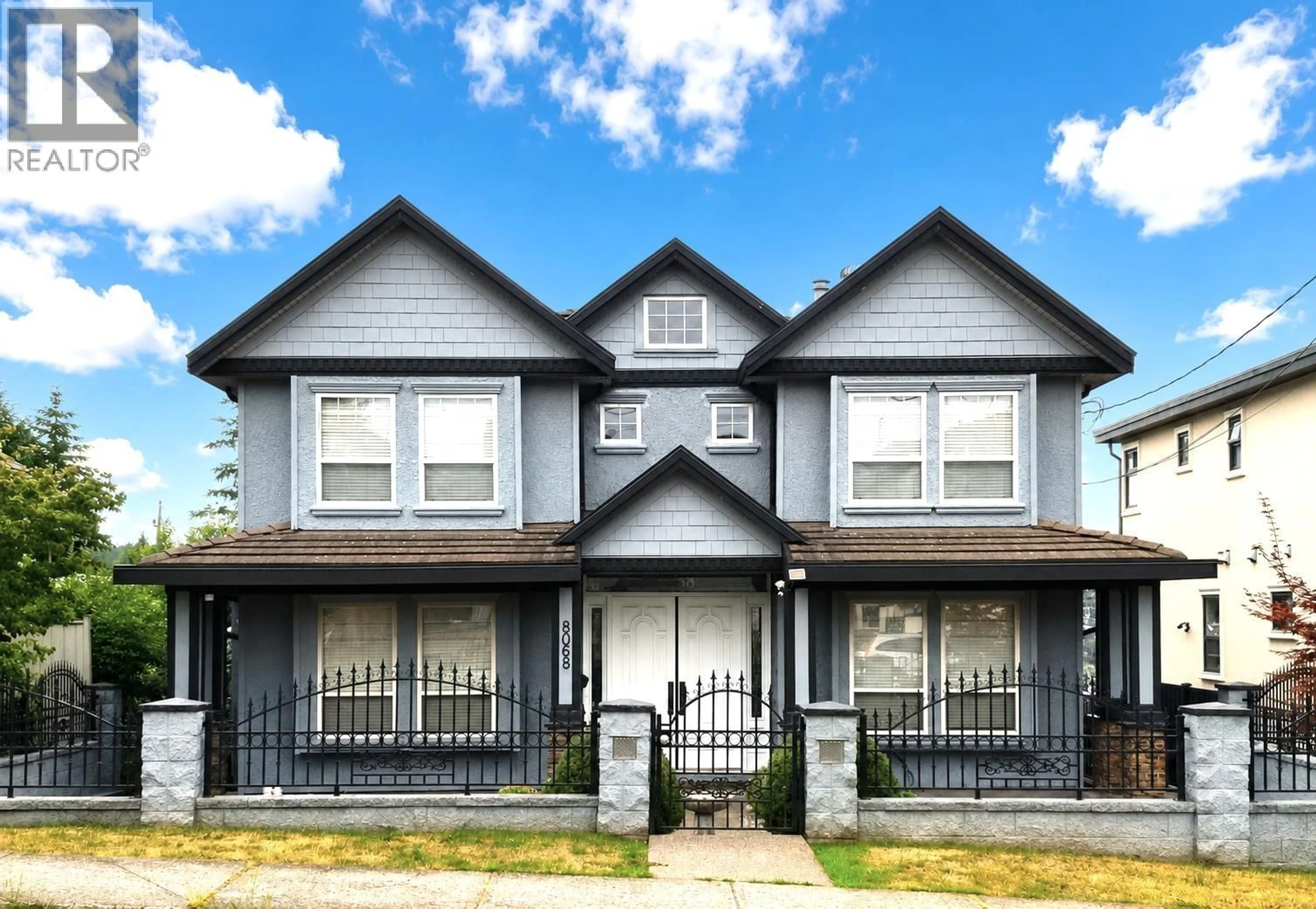 Home with vinyl exterior material, street for 8068 11TH AVENUE, Burnaby British Columbia V3N2N7