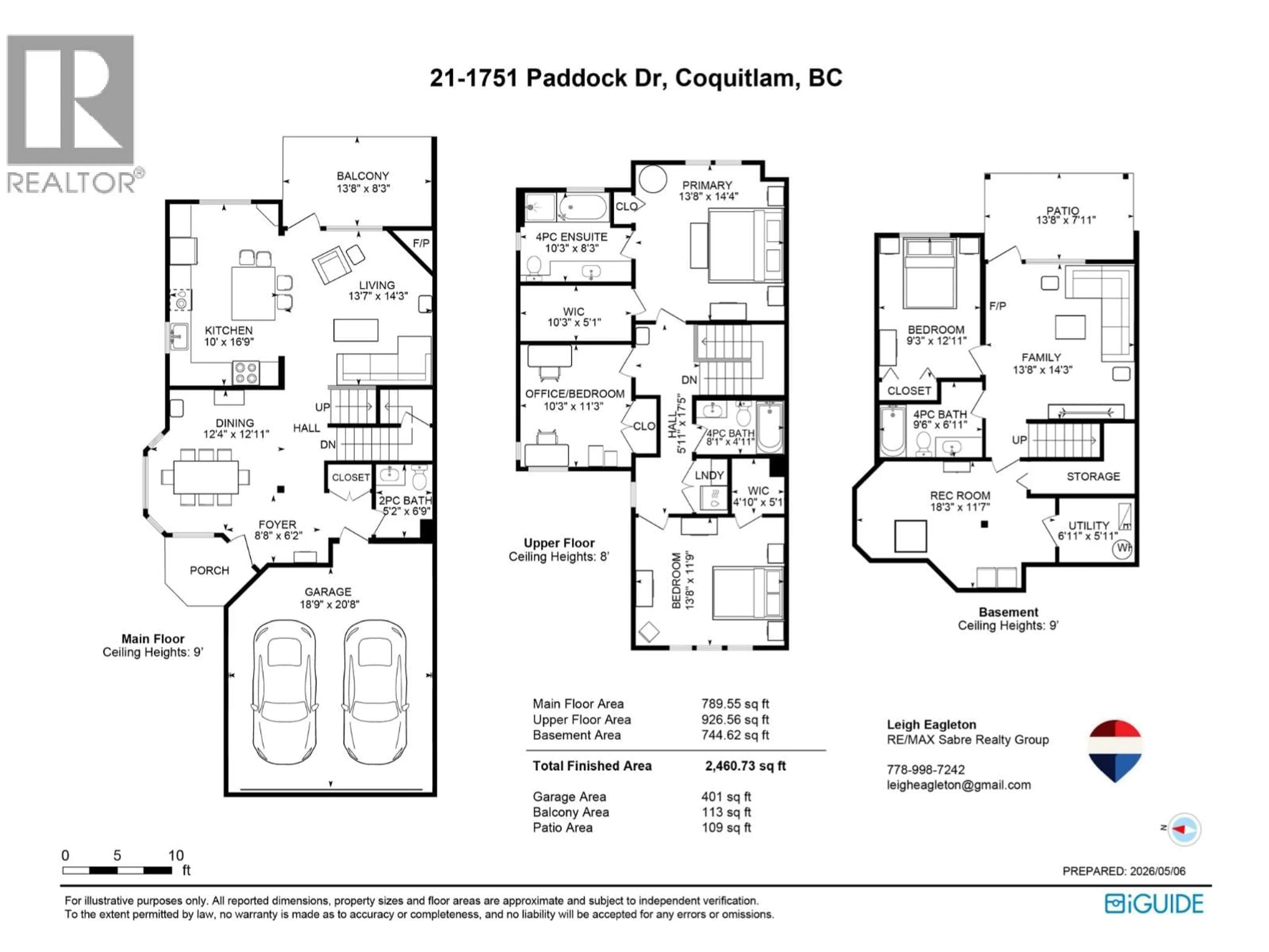 Floor plan for 21 - 1751 PADDOCK DRIVE, Coquitlam British Columbia V3E3M2